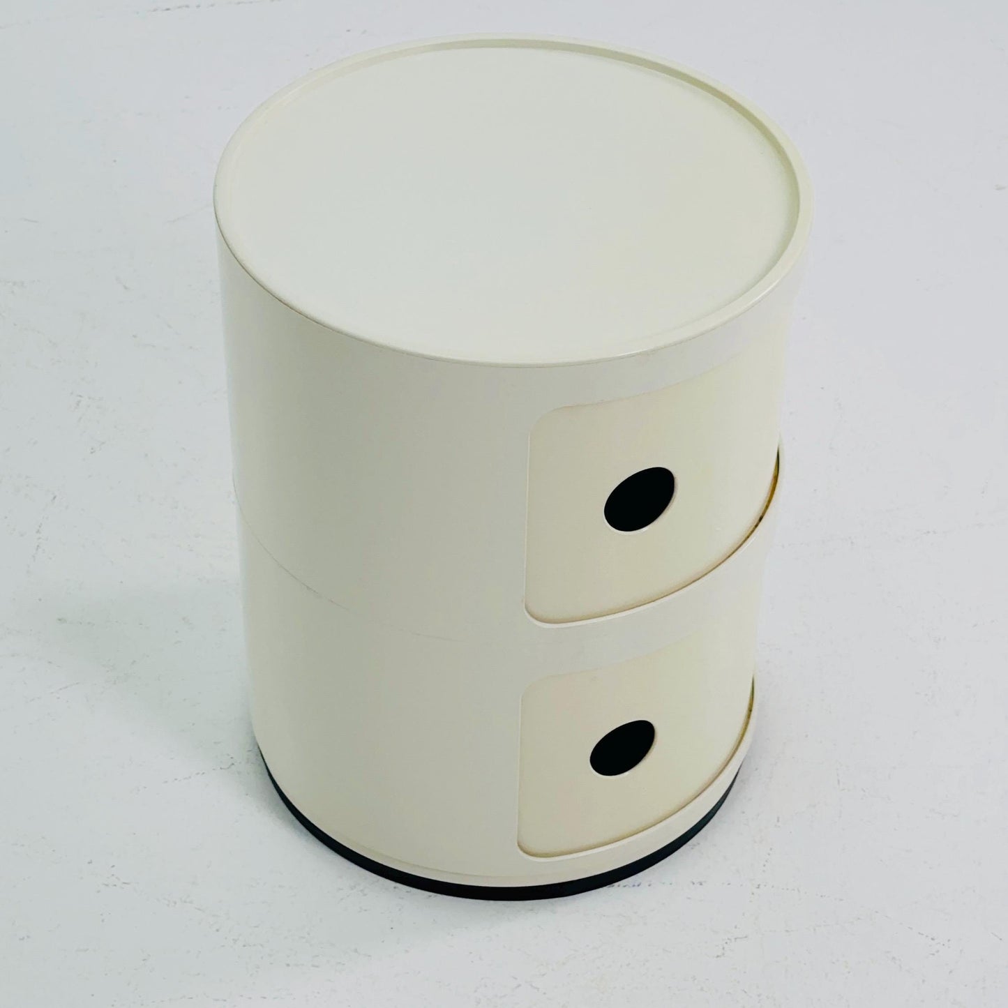 Space Age Componibili 2-Tier Storage Unit by Anna Castelli Ferrieri for Kartell — Model 4965-6-7 — Italy, 1970s