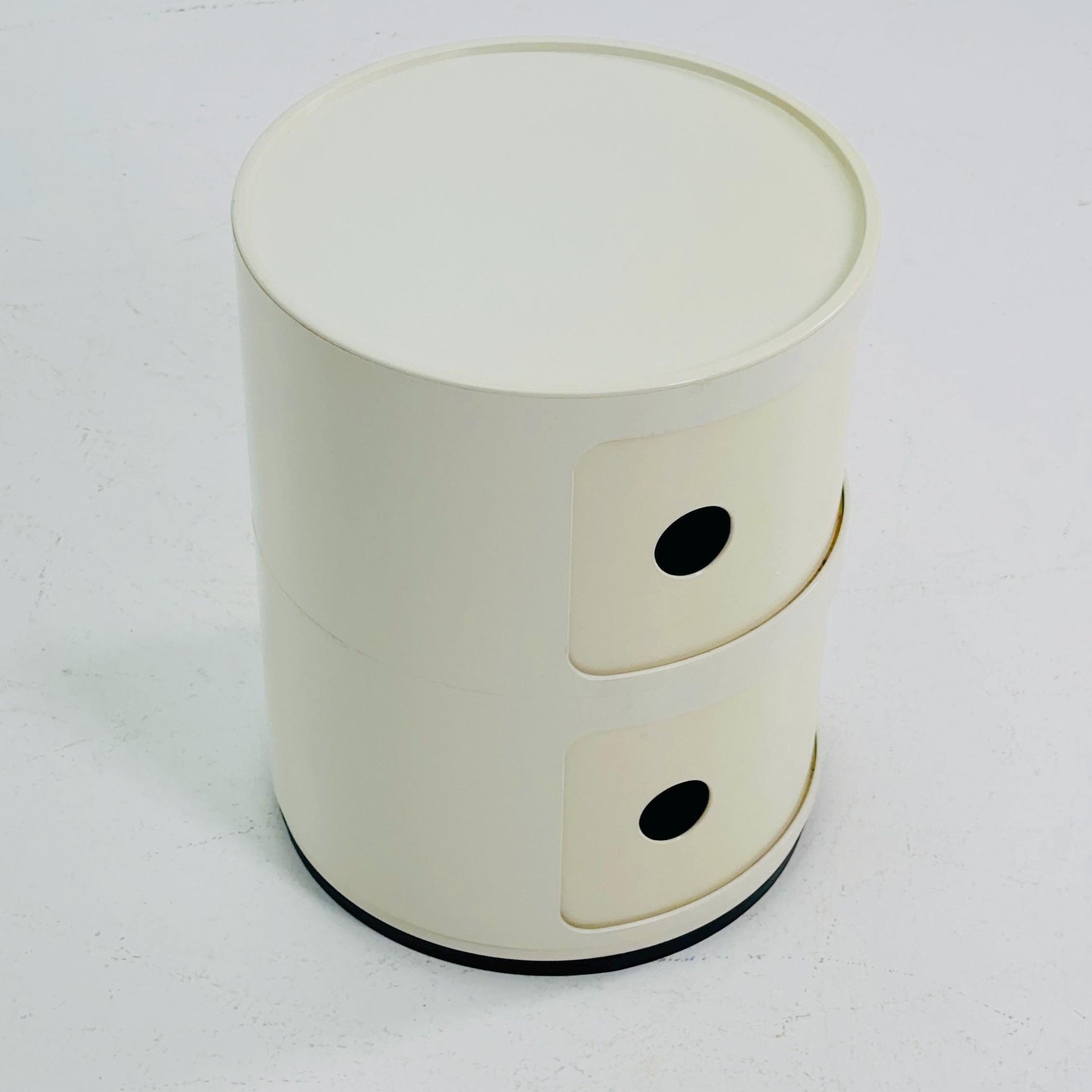 Space Age Componibili 2-Tier Storage Unit by Anna Castelli Ferrieri for Kartell — Model 4965-6-7 — Italy, 1970s