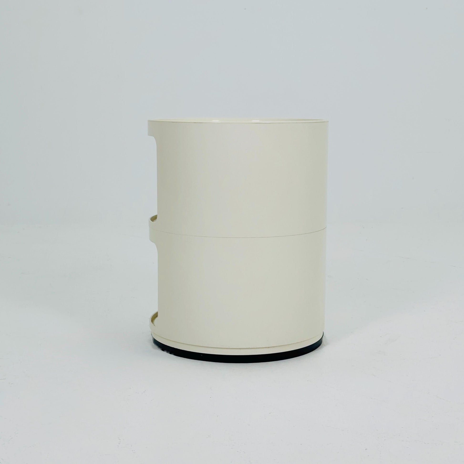 Space Age Componibili 2-Tier Storage Unit by Anna Castelli Ferrieri for Kartell — Model 4965-6-7 — Italy, 1970s