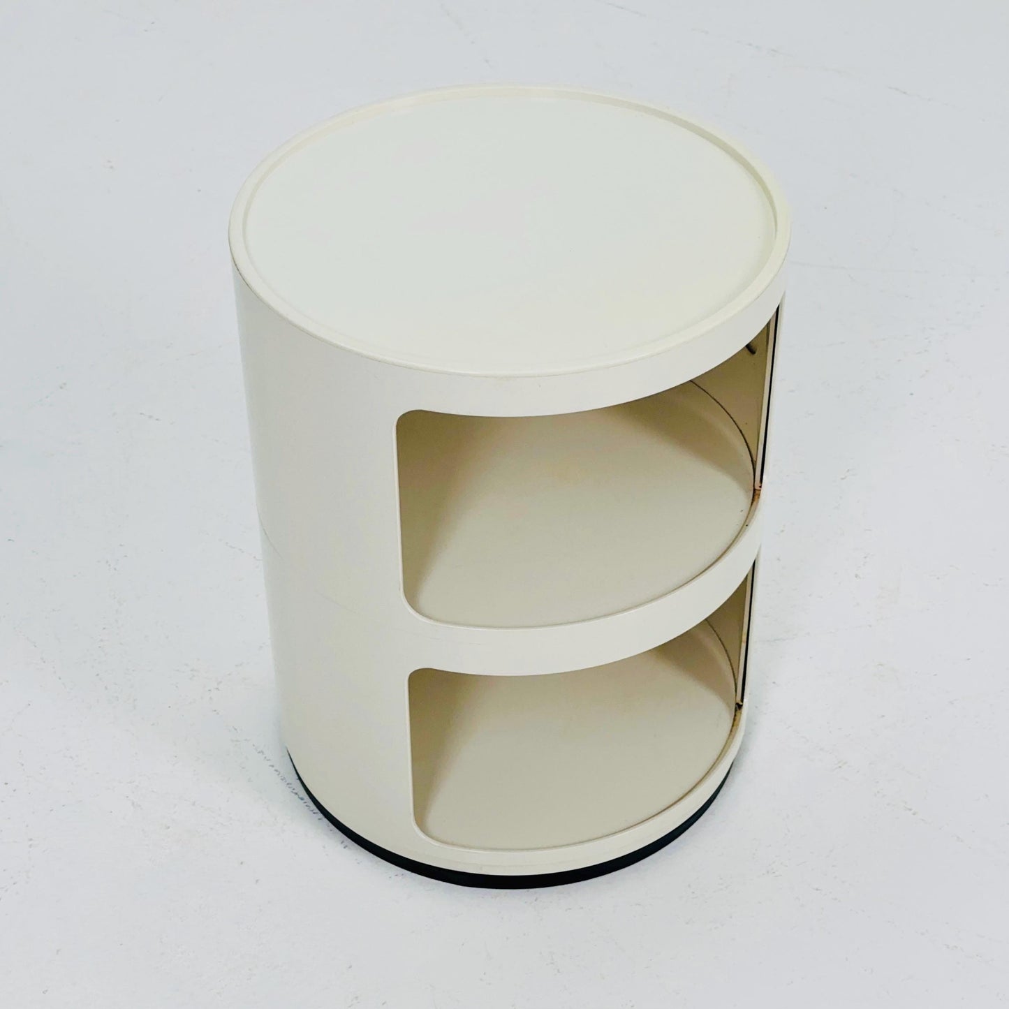 Space Age Componibili 2-Tier Storage Unit by Anna Castelli Ferrieri for Kartell — Model 4965-6-7 — Italy, 1970s