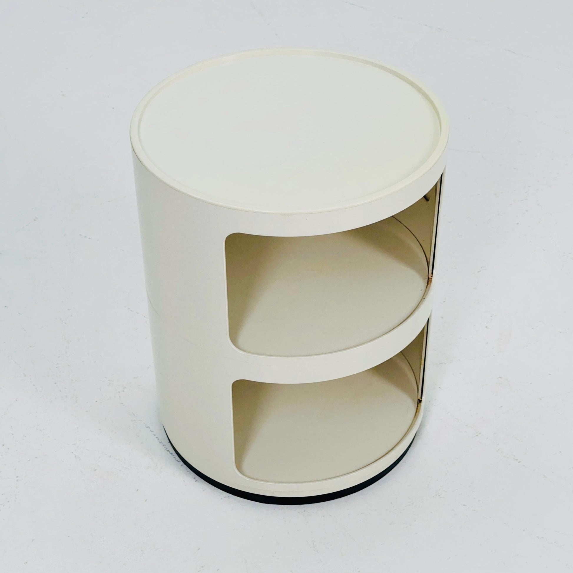 Space Age Componibili 2-Tier Storage Unit by Anna Castelli Ferrieri for Kartell — Model 4965-6-7 — Italy, 1970s