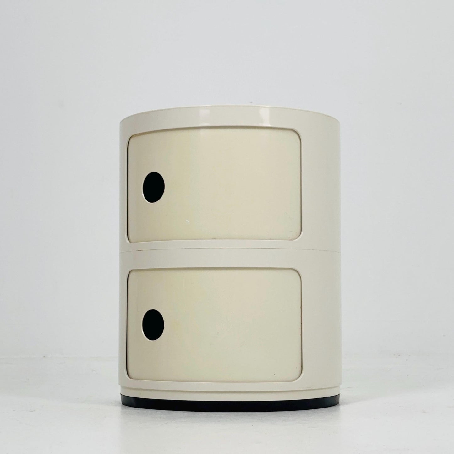 Space Age Componibili 2-Tier Storage Unit by Anna Castelli Ferrieri for Kartell — Model 4965-6-7 — Italy, 1970s