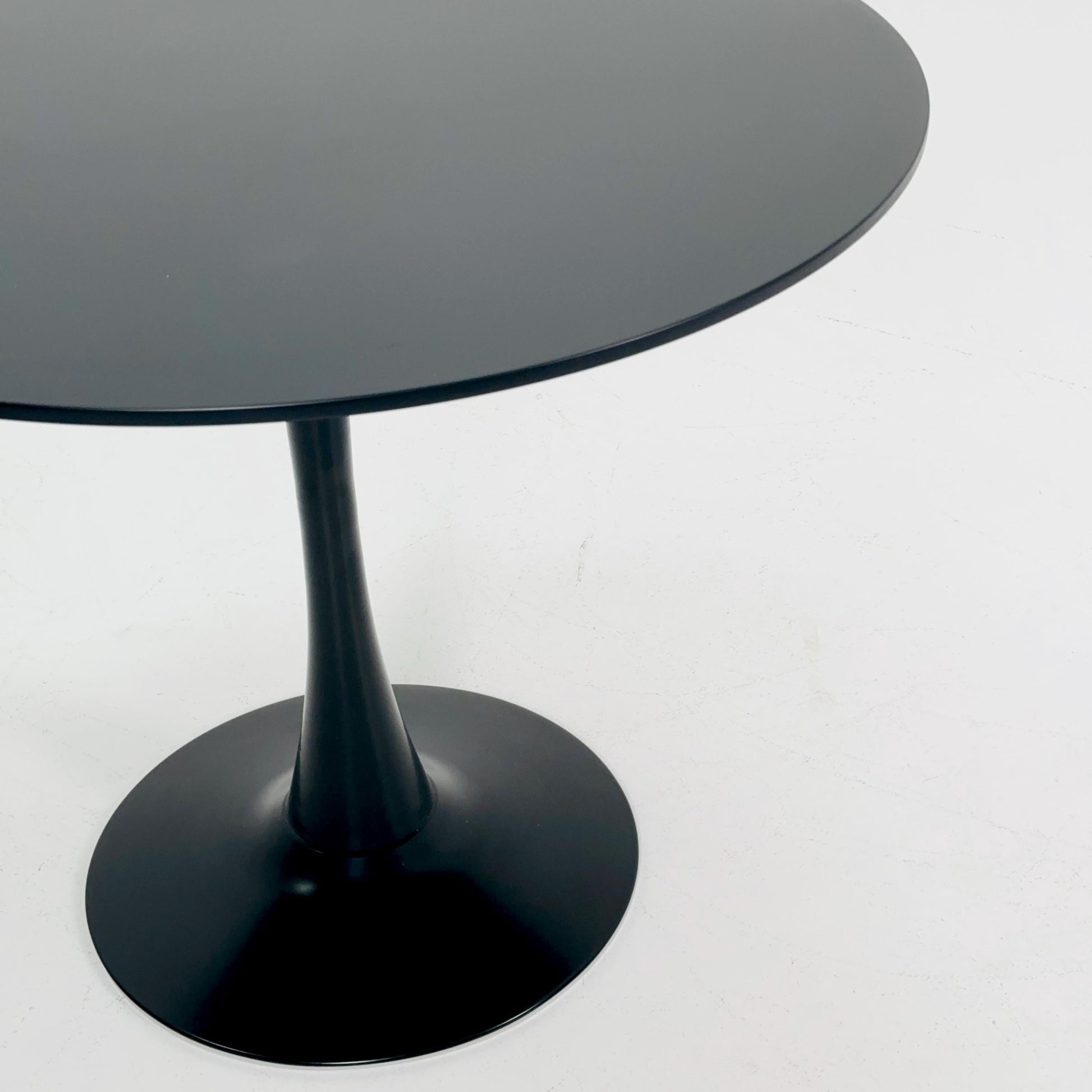 Mid Century Tulip black Dining Table by Eero Saarinen for Elise , Germany, 1990s