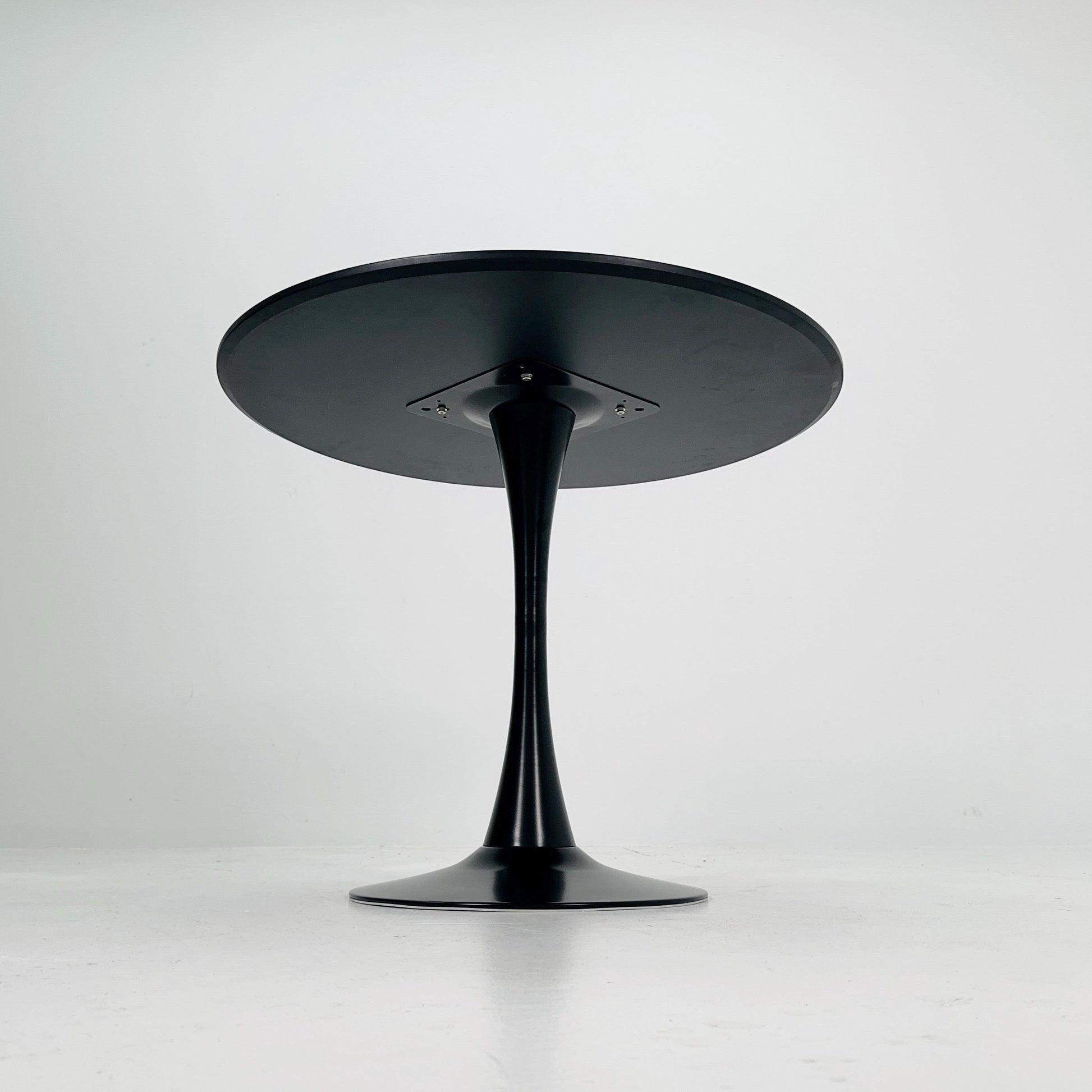 Mid Century Tulip black Dining Table by Eero Saarinen for Elise , Germany, 1990s