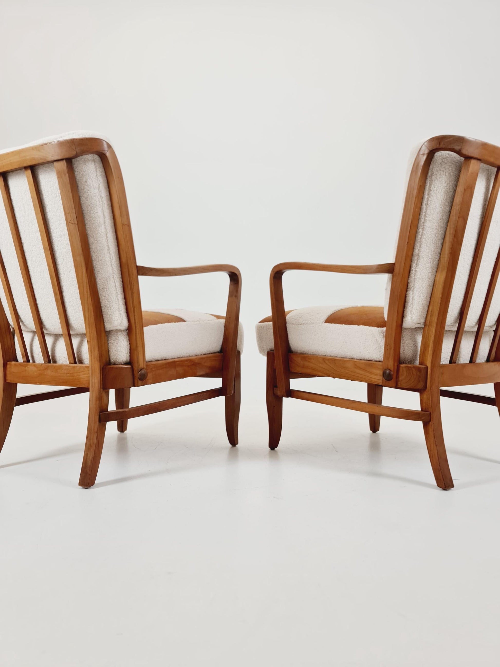 Rare Midcentury German Set of club lounge chair , 1950s
