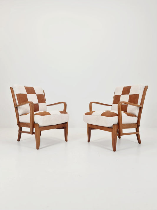 Rare Midcentury German Set of club lounge chair , 1950s