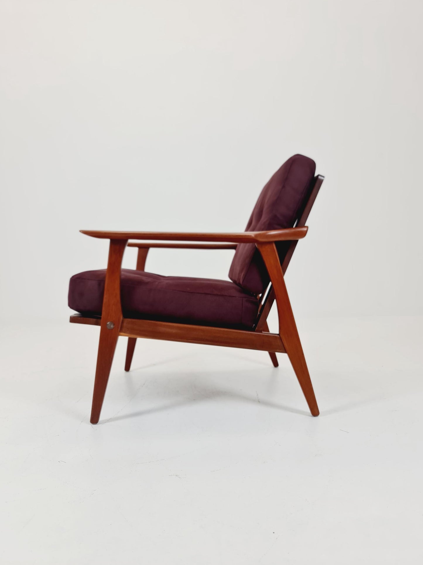 Rare Mid-century vintage Danish Teak Lounge chair, 1960s
