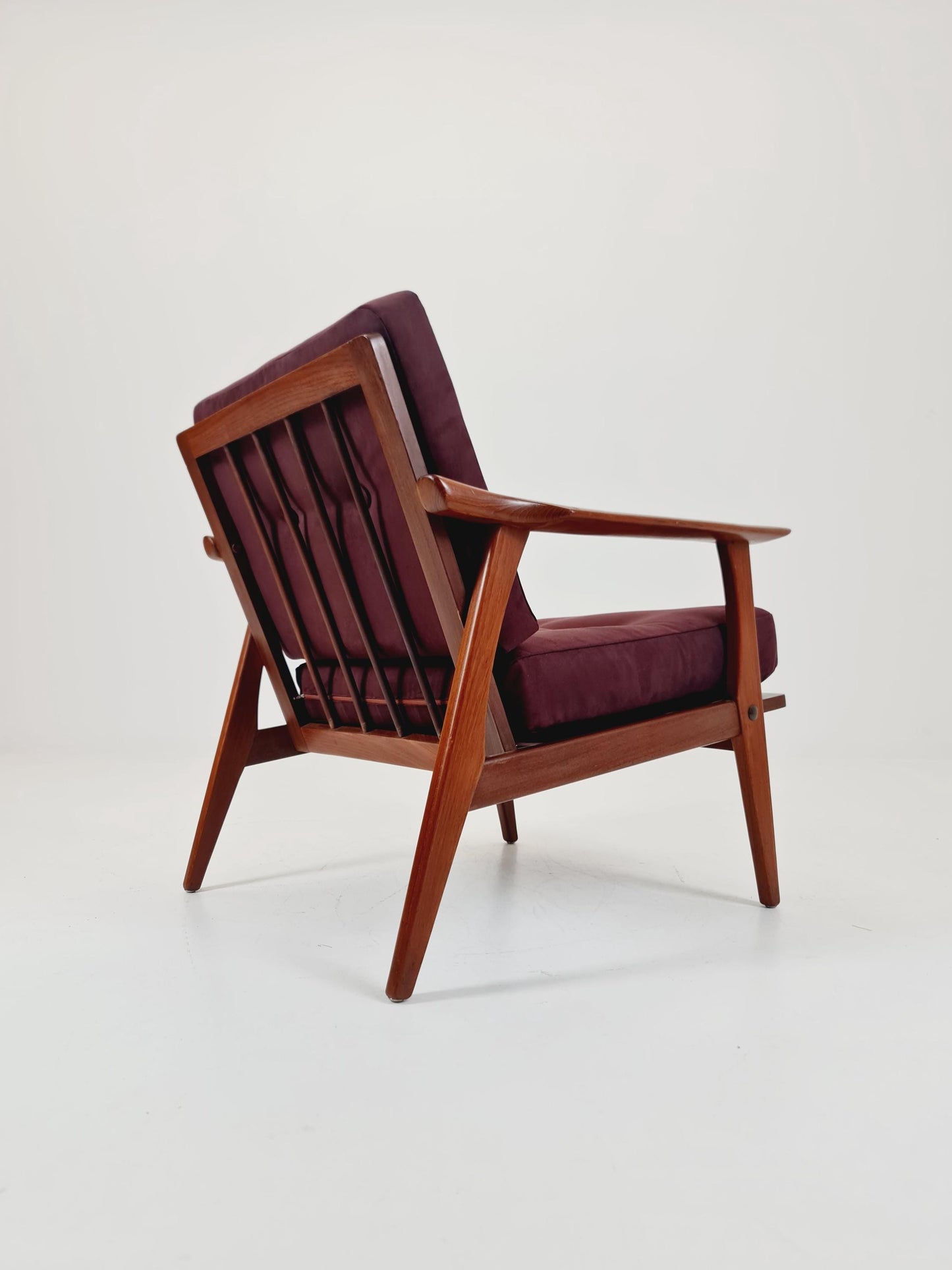 Rare Mid-century vintage Danish Teak Lounge chair, 1960s