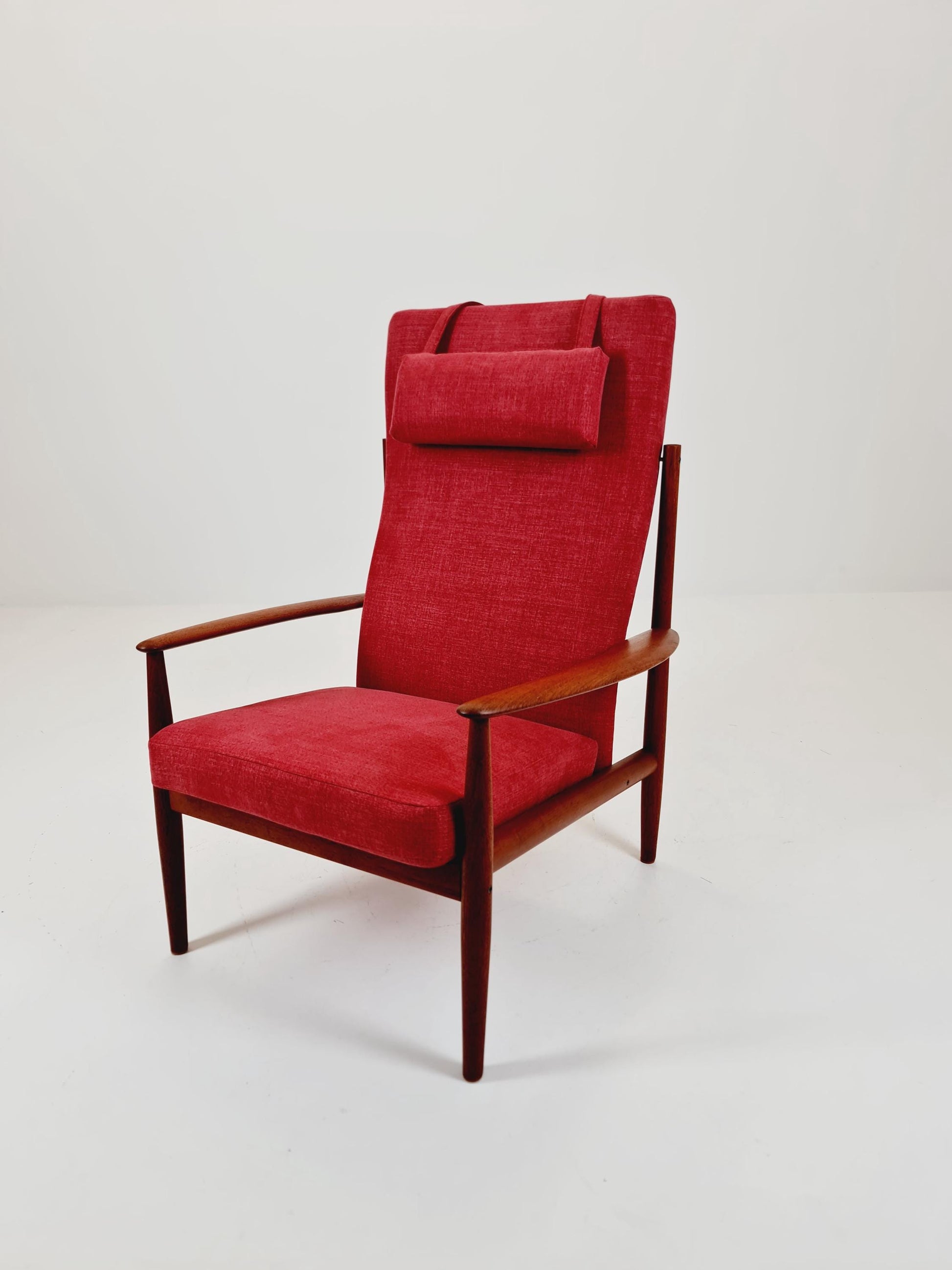 suoer rare Mid-century Danish teak lounge chair/ Easy chair by Grete Jalk For Cado ,1960s