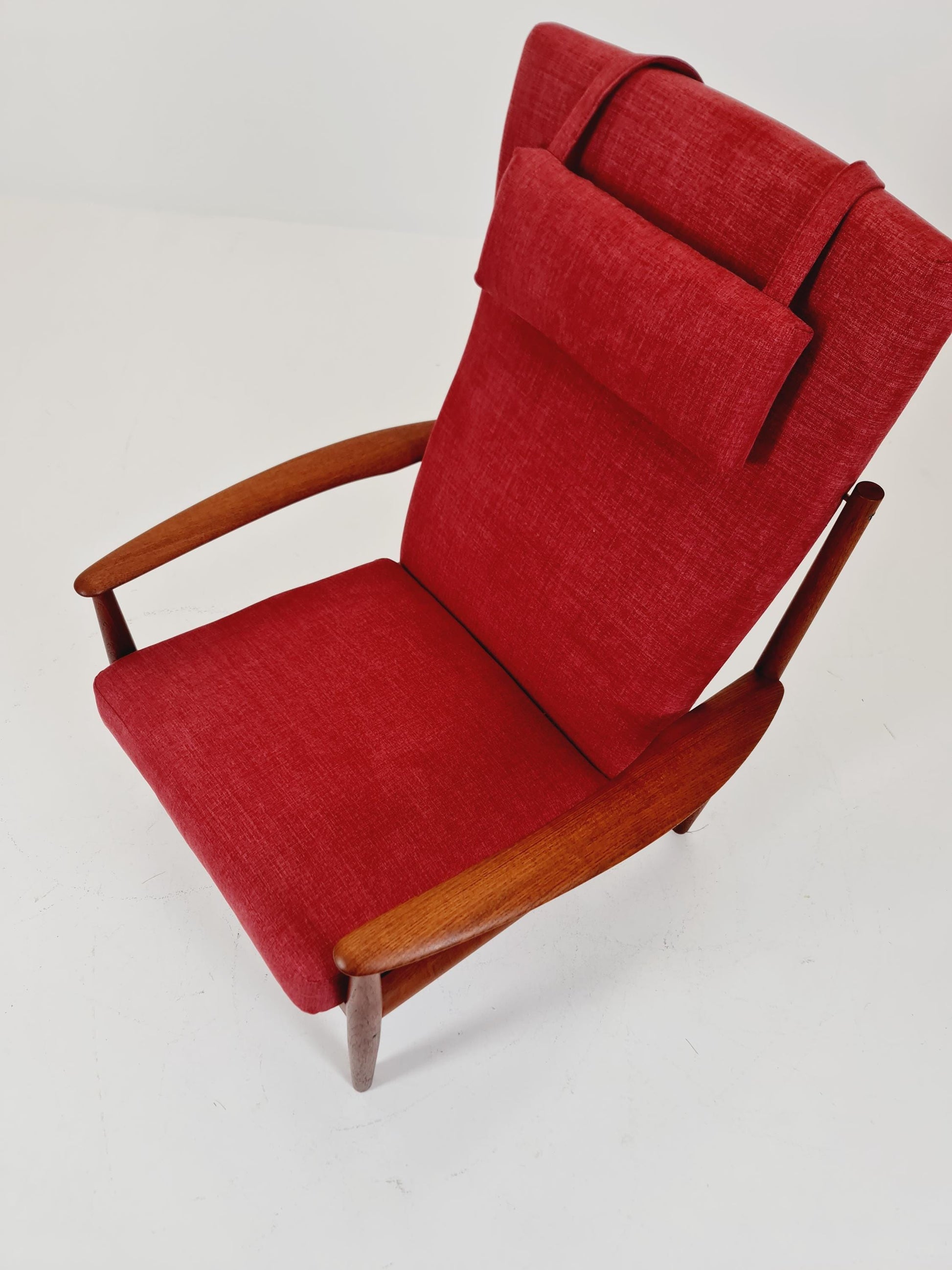 suoer rare Mid-century Danish teak lounge chair/ Easy chair by Grete Jalk For Cado ,1960s