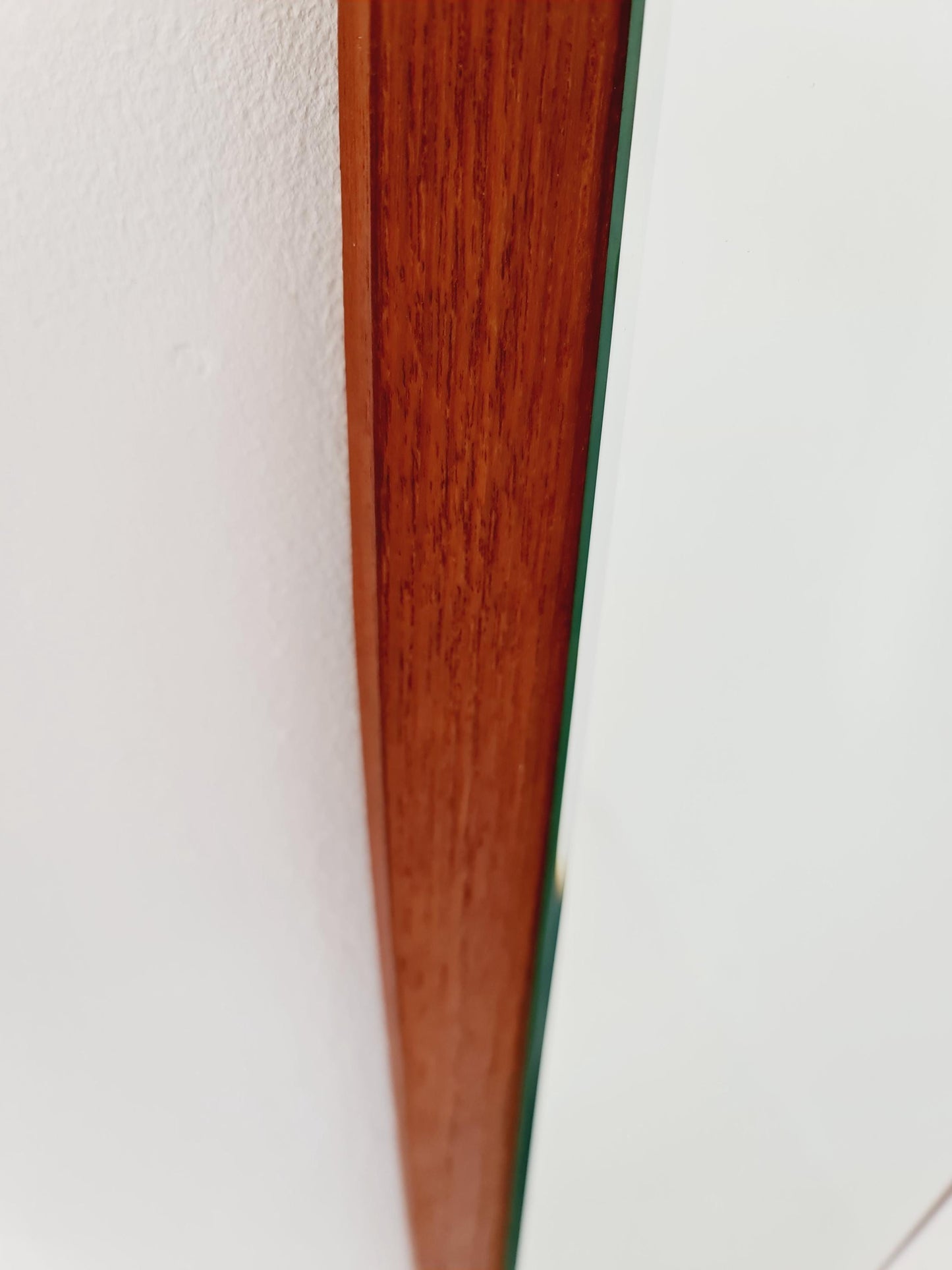 Mid century Vintage teak danish wall mirror, 1960s