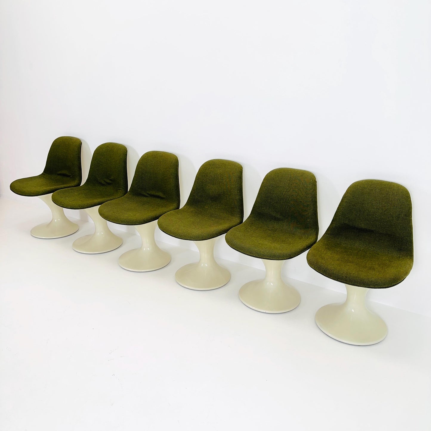 Rare Set of 6 “Orbit” Dining Chairs by Markus Farner & Walter Grunder for Herman Miller / Vitra Germany 1960s,