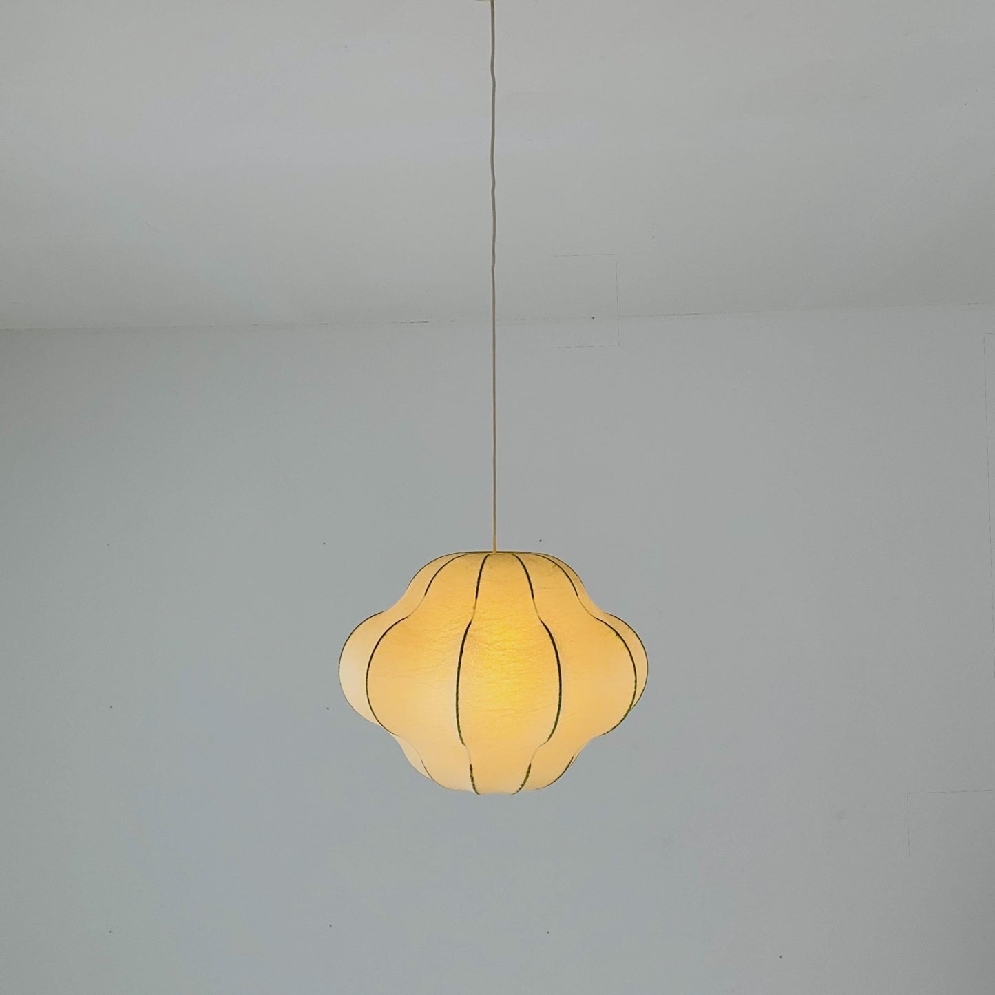 Rare large Iconic “Viscontea” Hanging Lamp by Achille & Pier Giacomo Castiglioni for Flos 1960s Italy