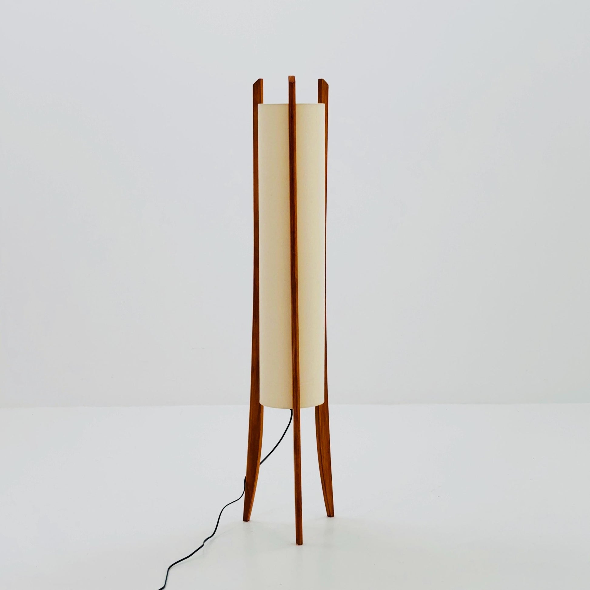 Mid-Century “Rumba” Tripod Floor Lamp by Helena Poch for Taller Uno – Spanish Modern Design, 1980s