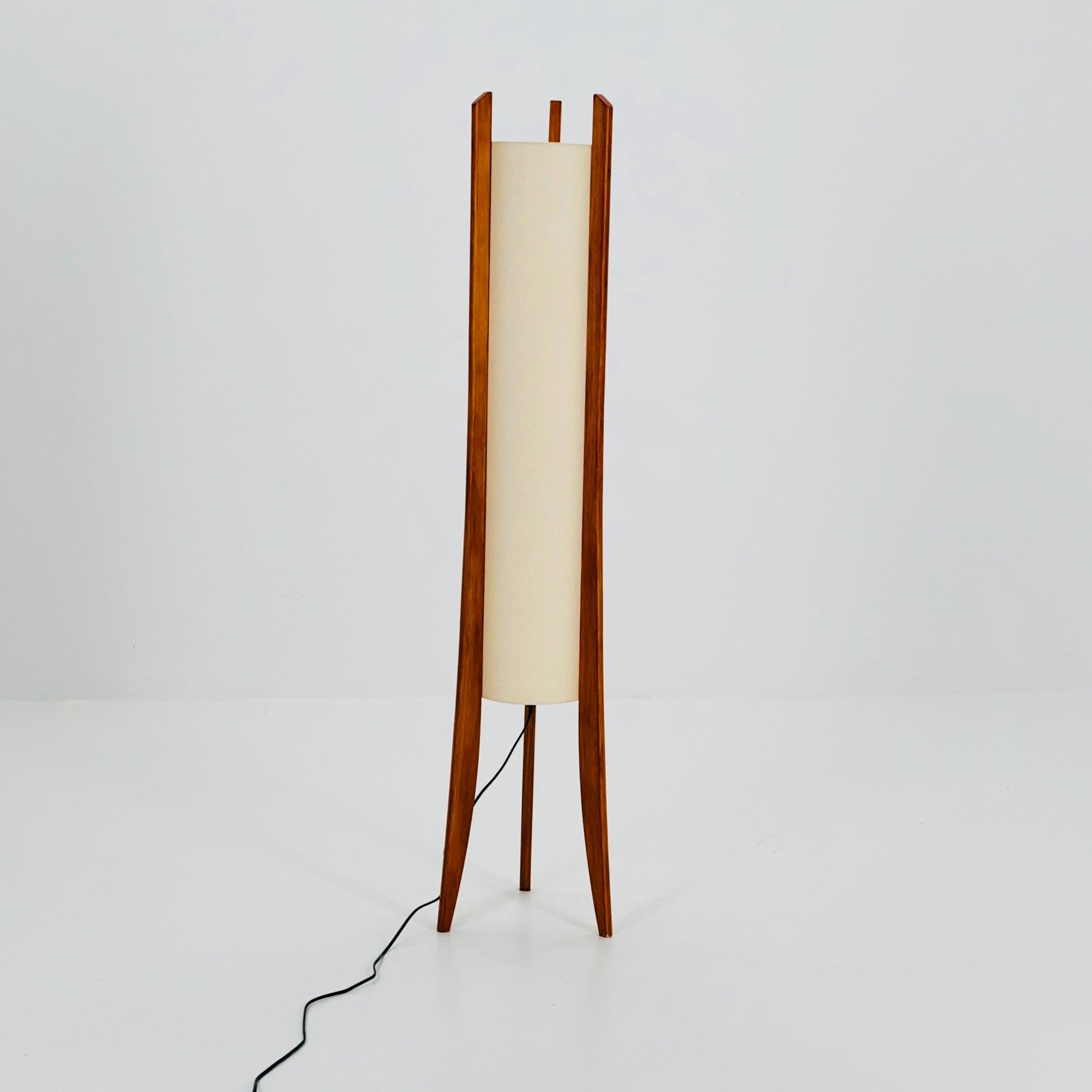 Mid-Century “Rumba” Tripod Floor Lamp by Helena Poch for Taller Uno – Spanish Modern Design, 1980s