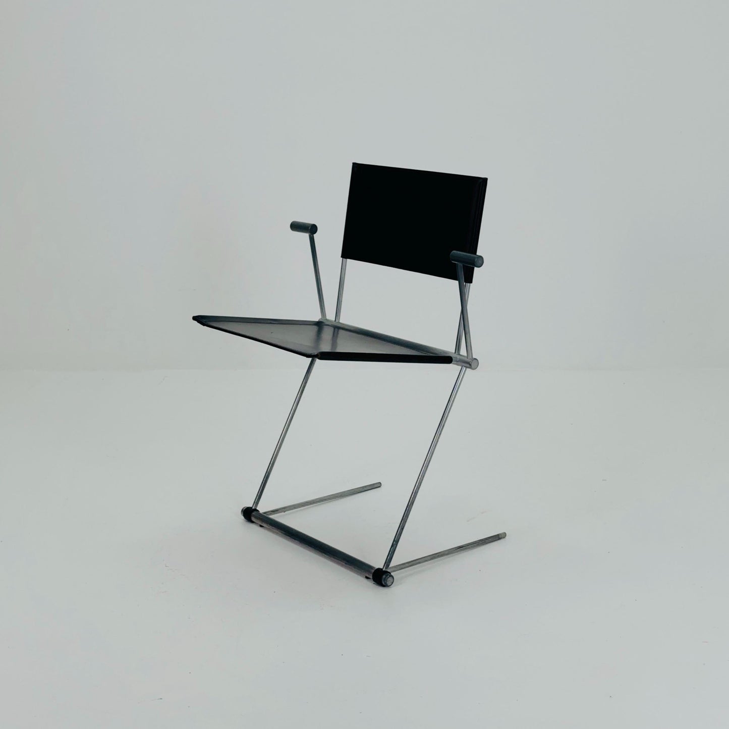 Mid century Ballerina Black Dining Chairs by Herbert Ohl for Matteo Grassi, Italy 1980s