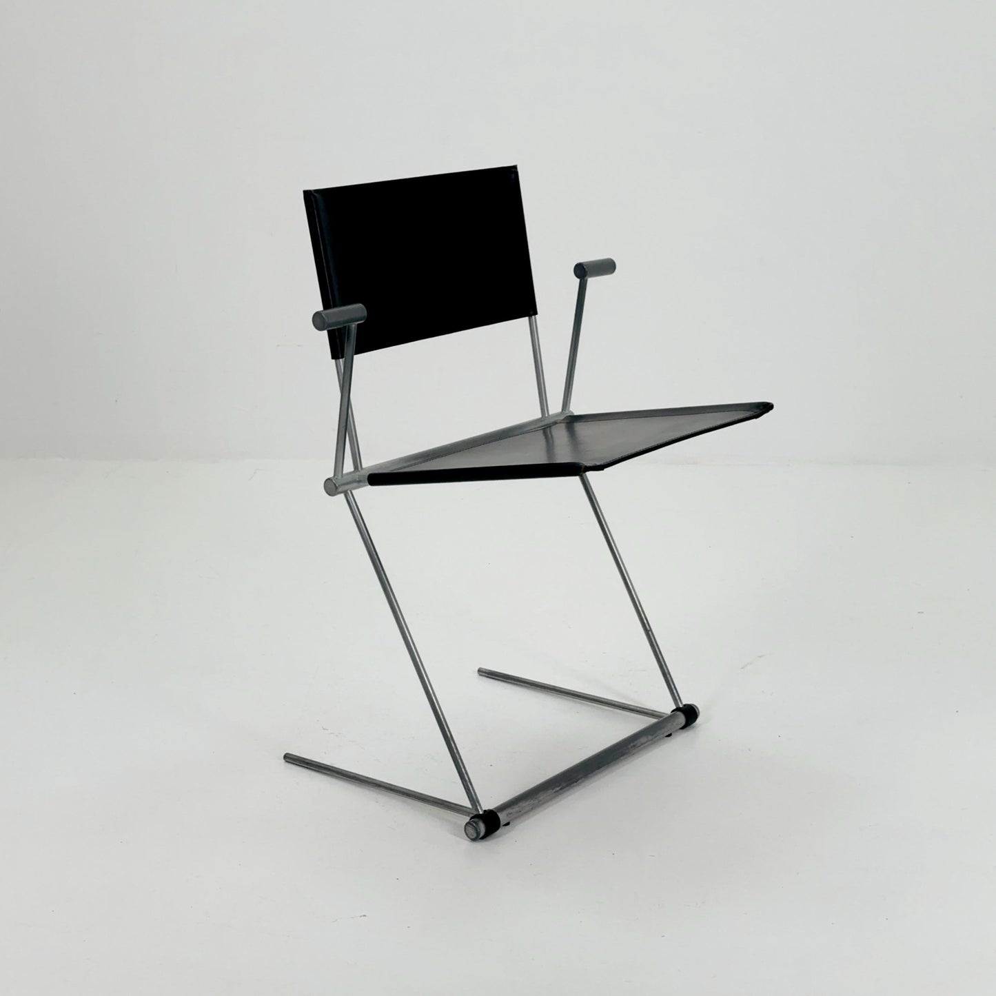 Mid century Ballerina Black Dining Chairs by Herbert Ohl for Matteo Grassi, Italy 1980s