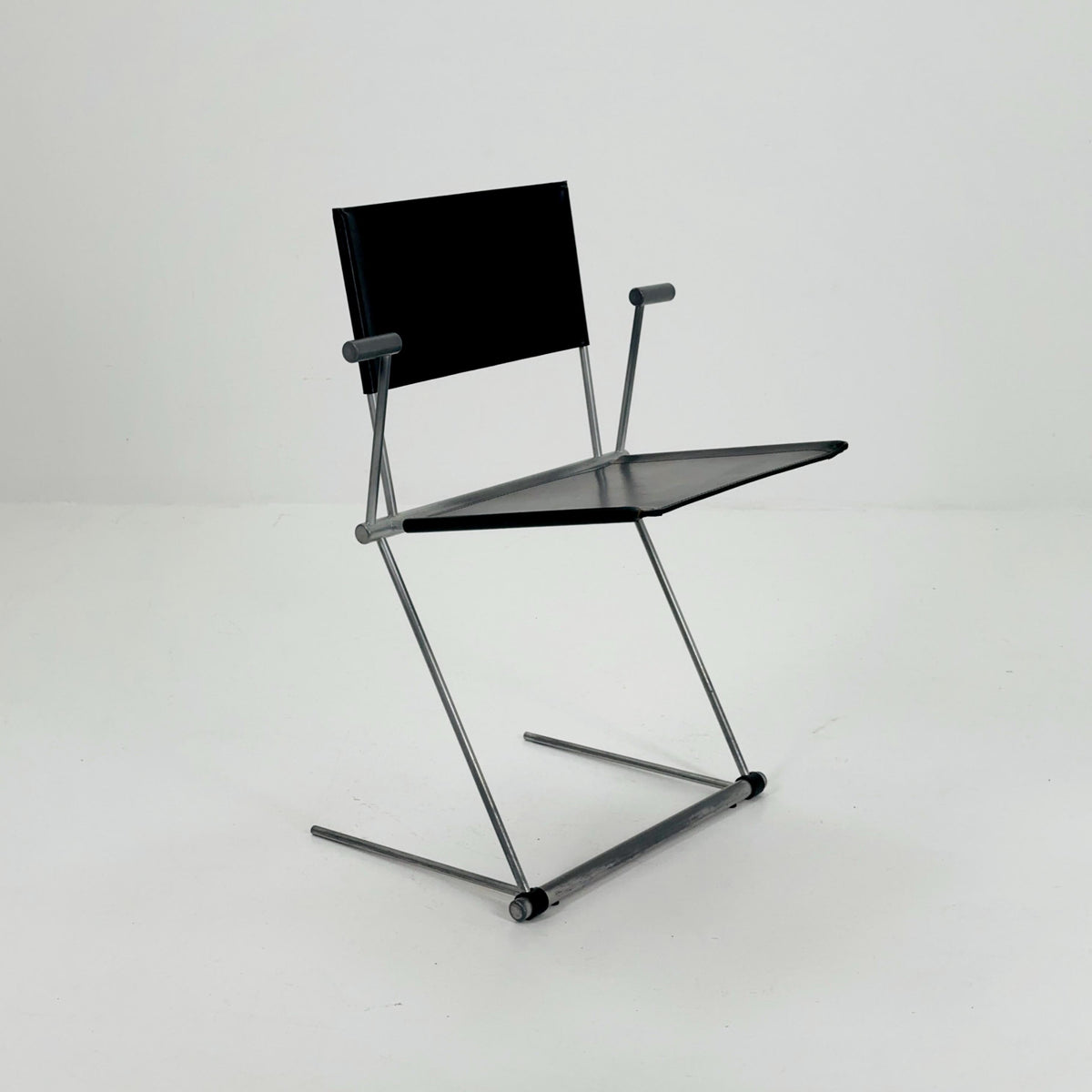 Mid century Ballerina Black Dining Chairs by Herbert Ohl for Matteo Grassi, Italy 1980s
