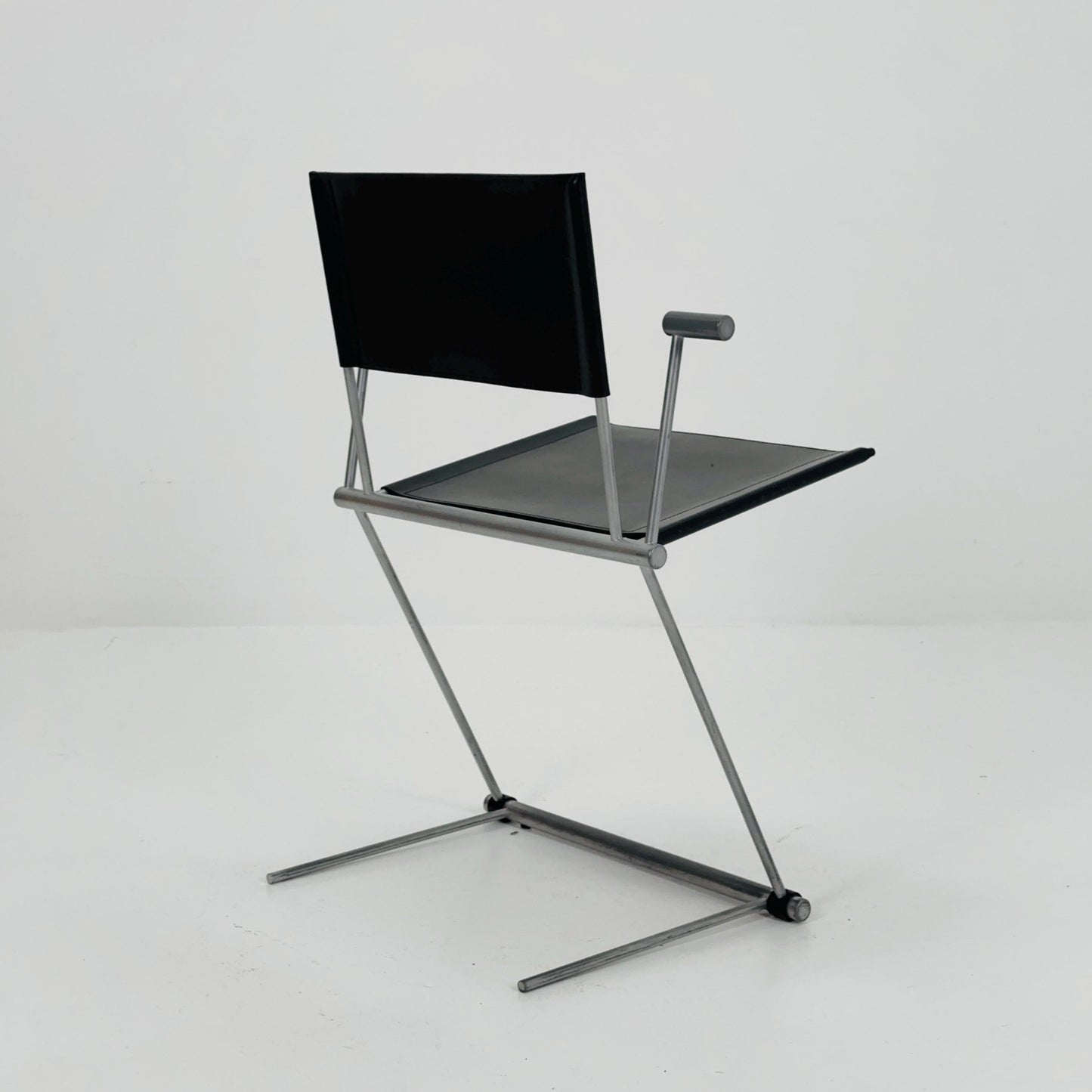 Mid century Ballerina Black Dining Chairs by Herbert Ohl for Matteo Grassi, Italy 1980s