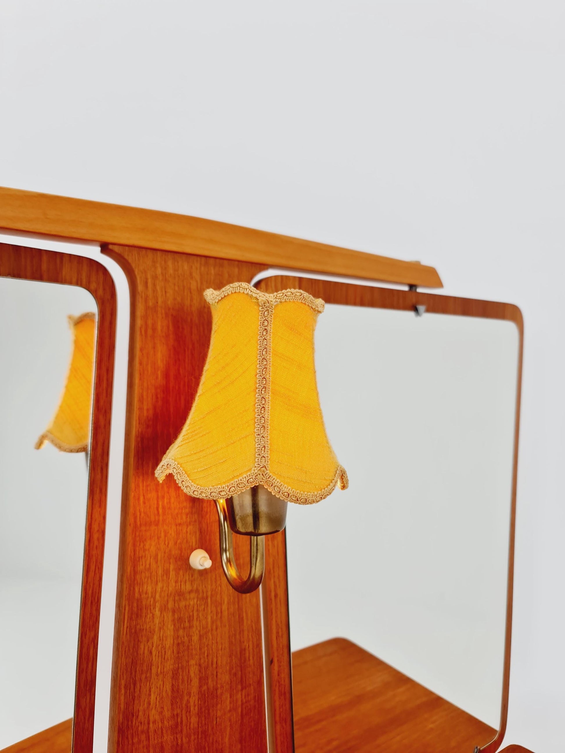 Mid Century Modern Danish Teak vanity table/ make up table by Svante Skogh, 1960s