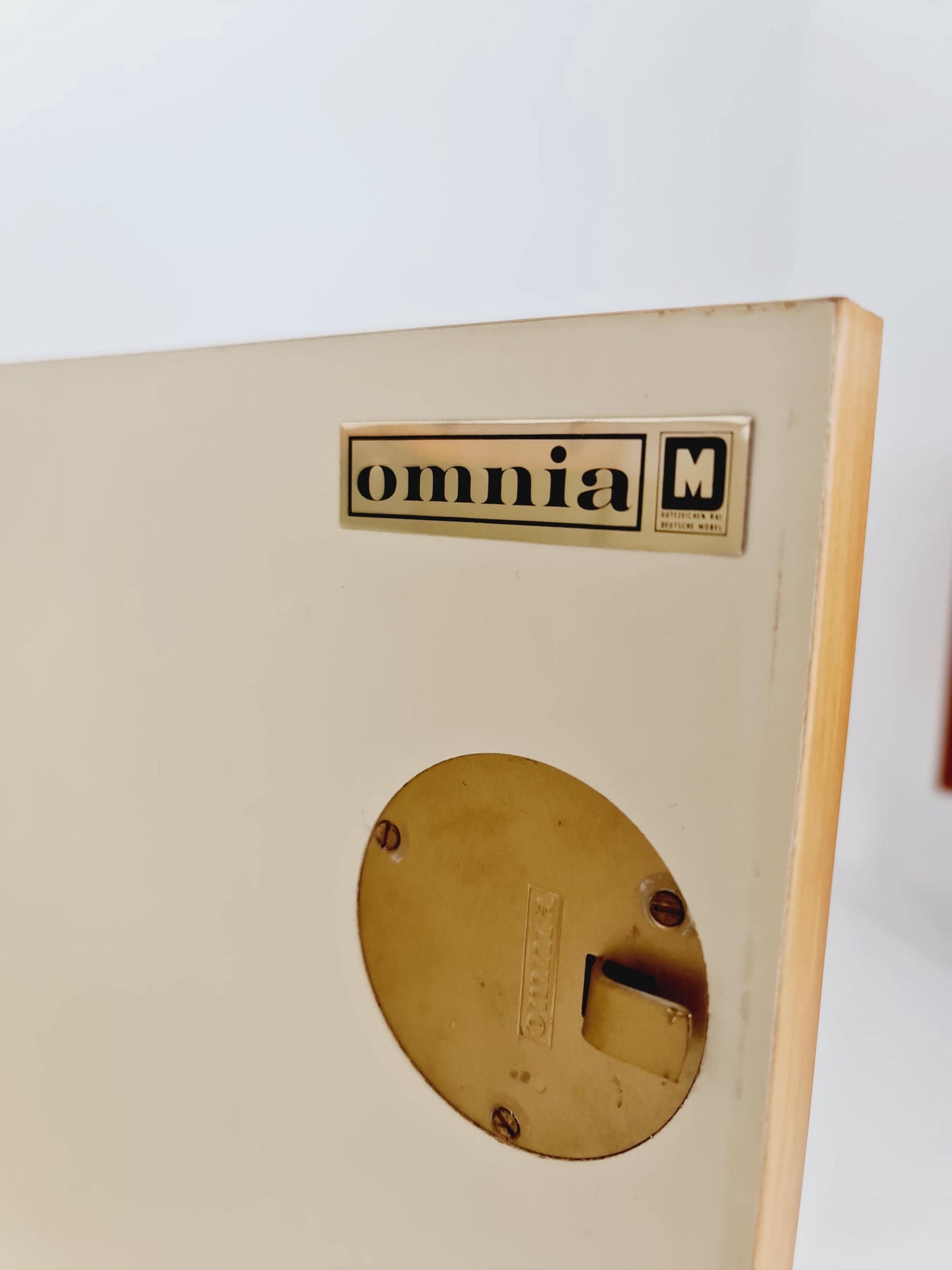 Mid century Ash wall shelving unit by Hilker for Omnia, Germany, 1960s