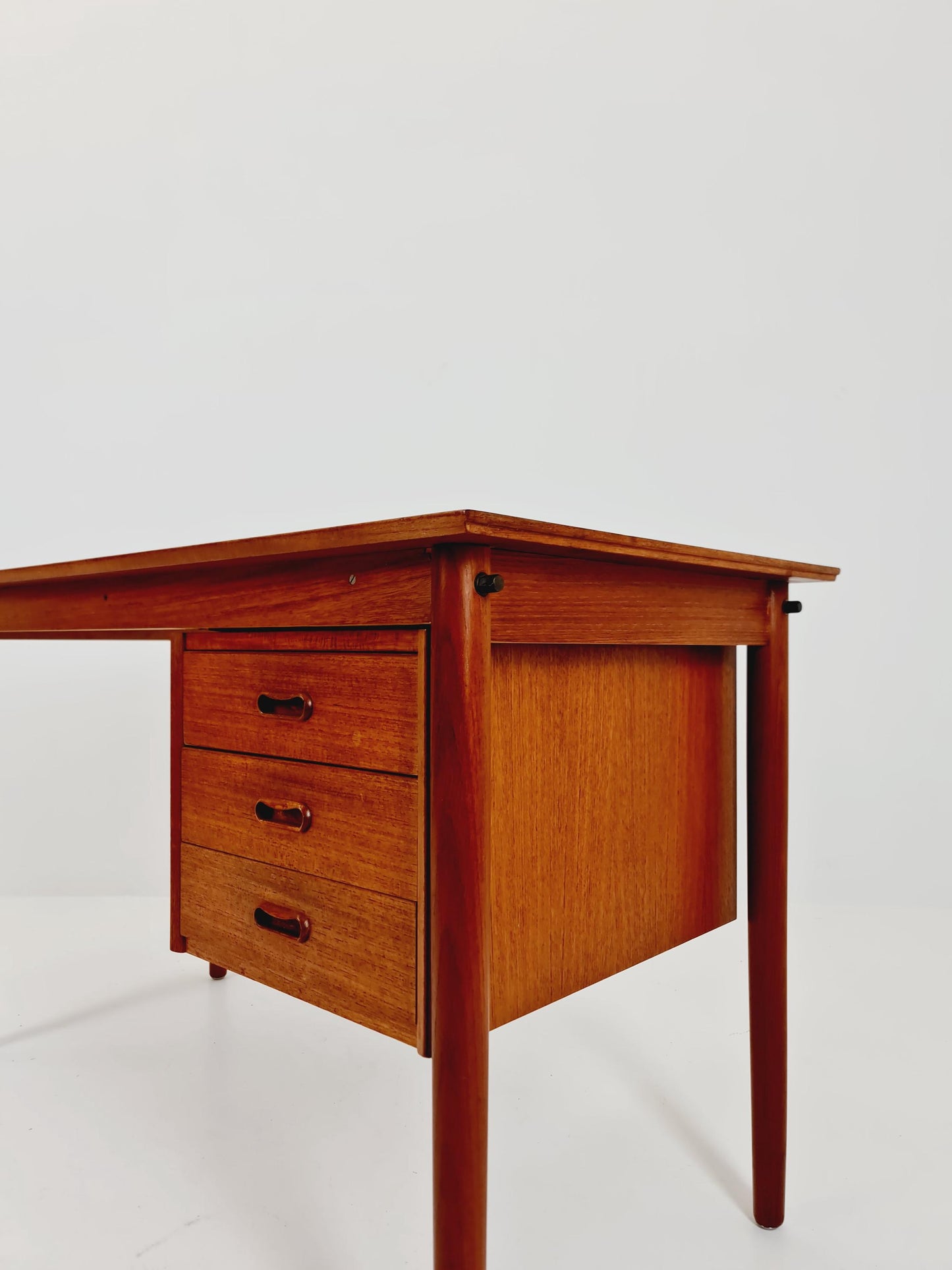Mid century Danish teak desk By Sigh & sons, 1960s