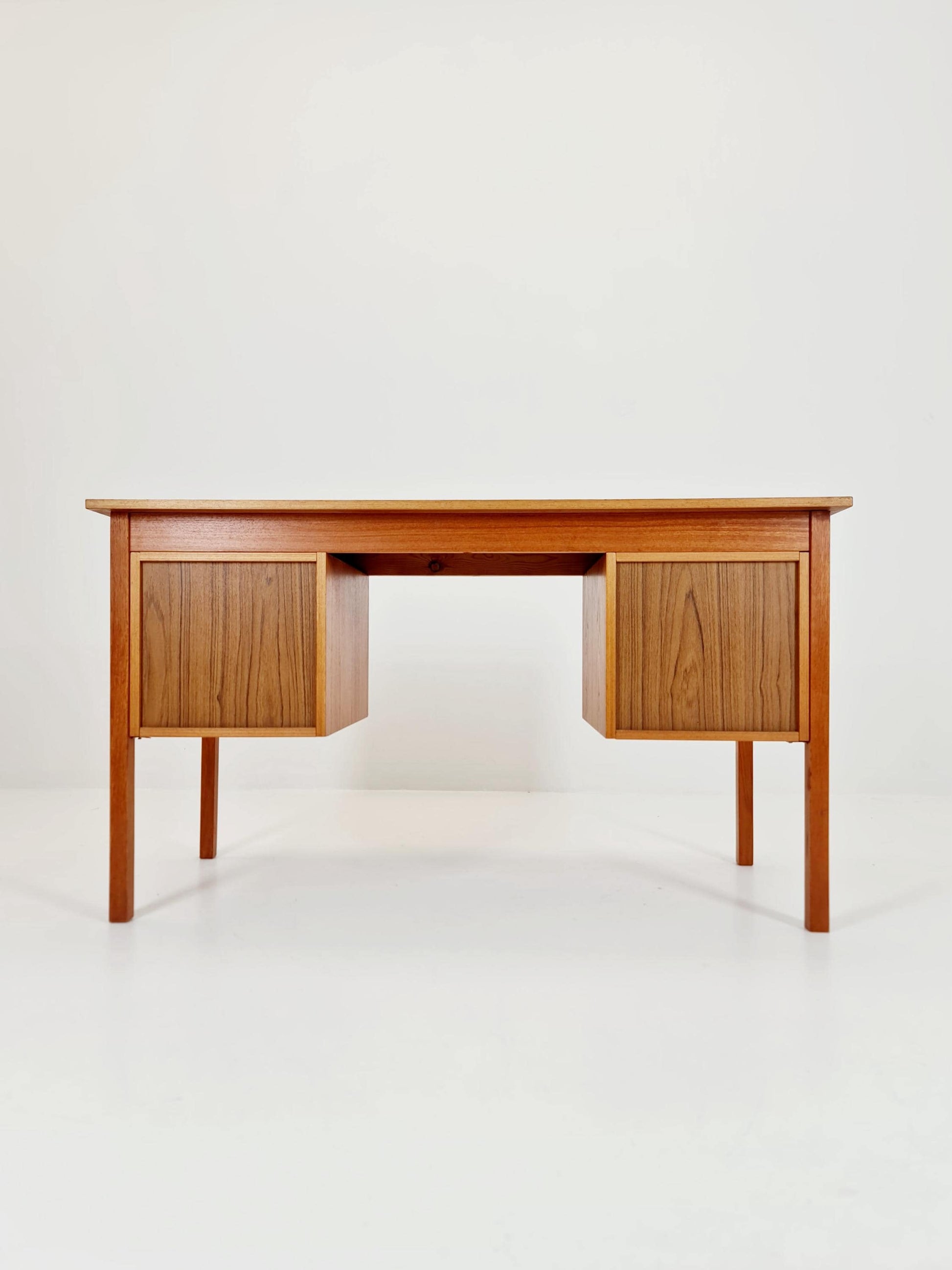 Midcentury Danish Teak Desk by Domino mobler, 1960s