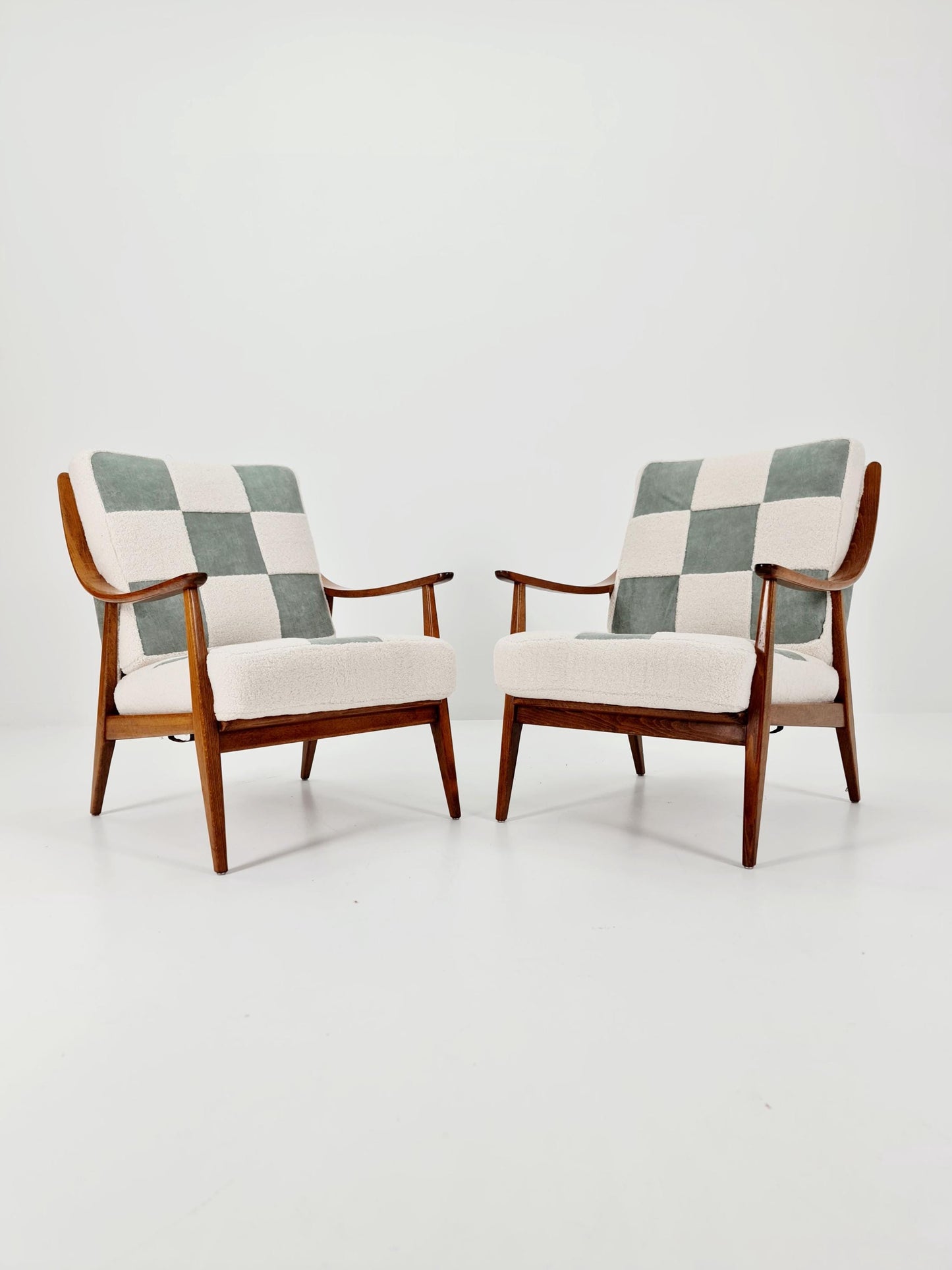 Rare Midcentury German Set of club lounge chair By Knoll , 1950s