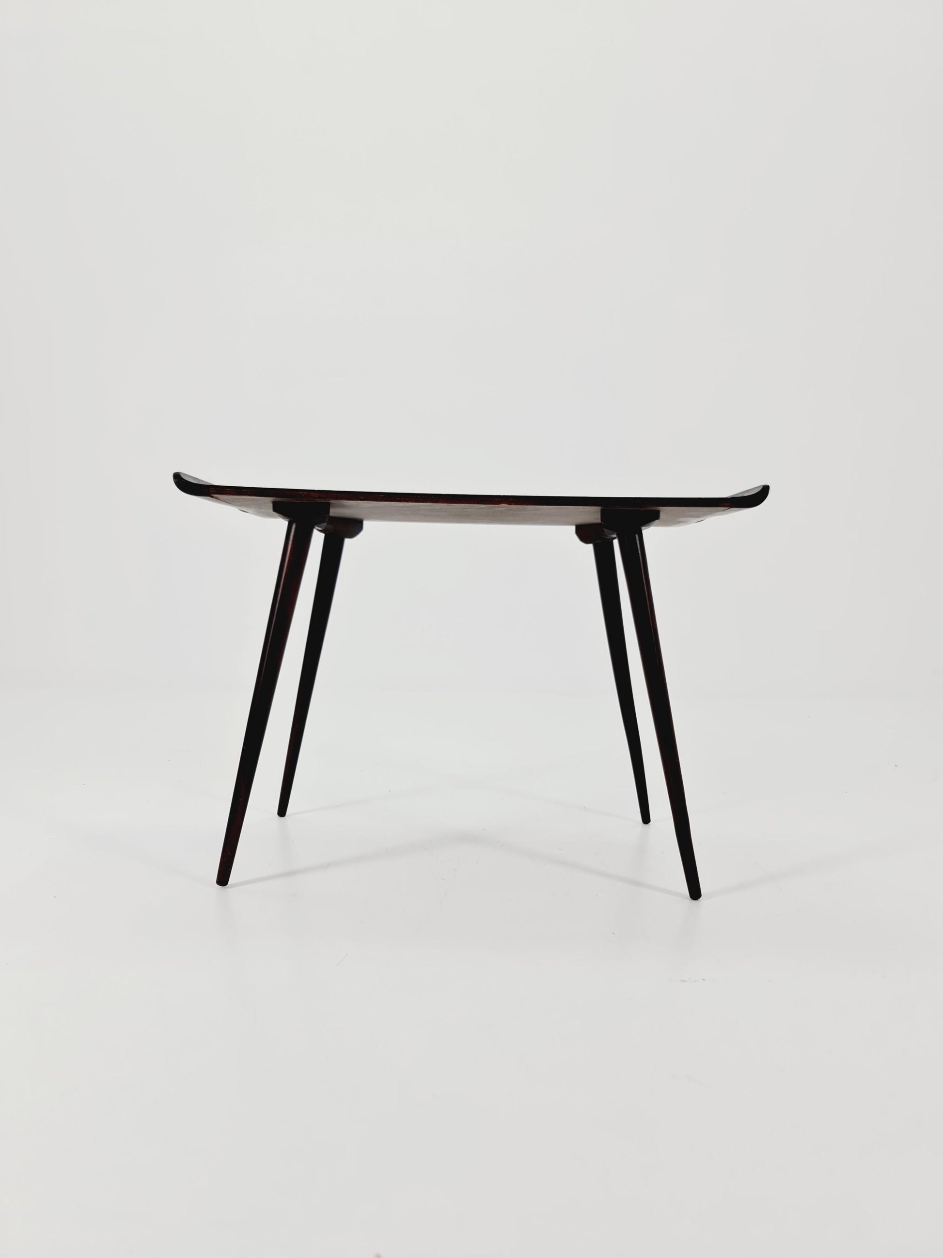 Mid century walnut Side table West Germany 1970s