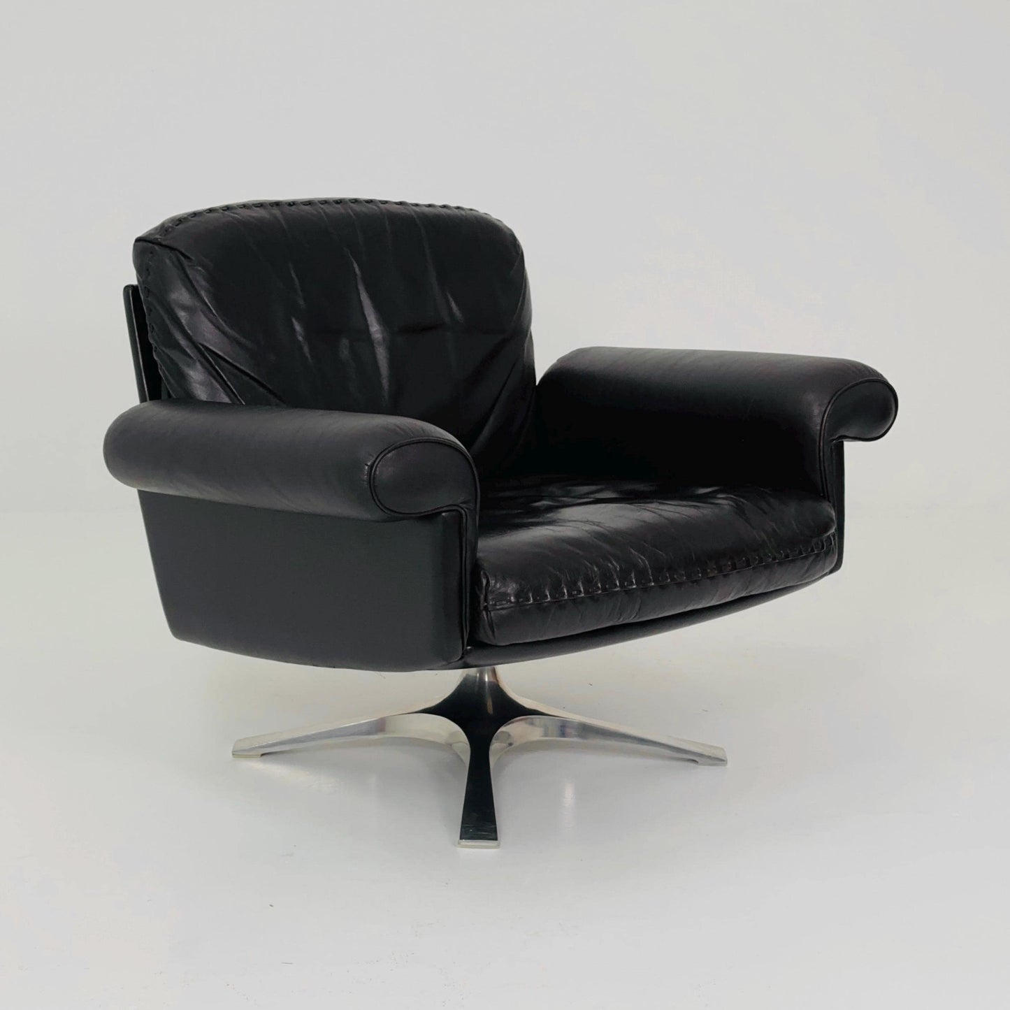 Mid Century De Sede "DS-31" armchair in chocolate brown, Switzerland 1970s
