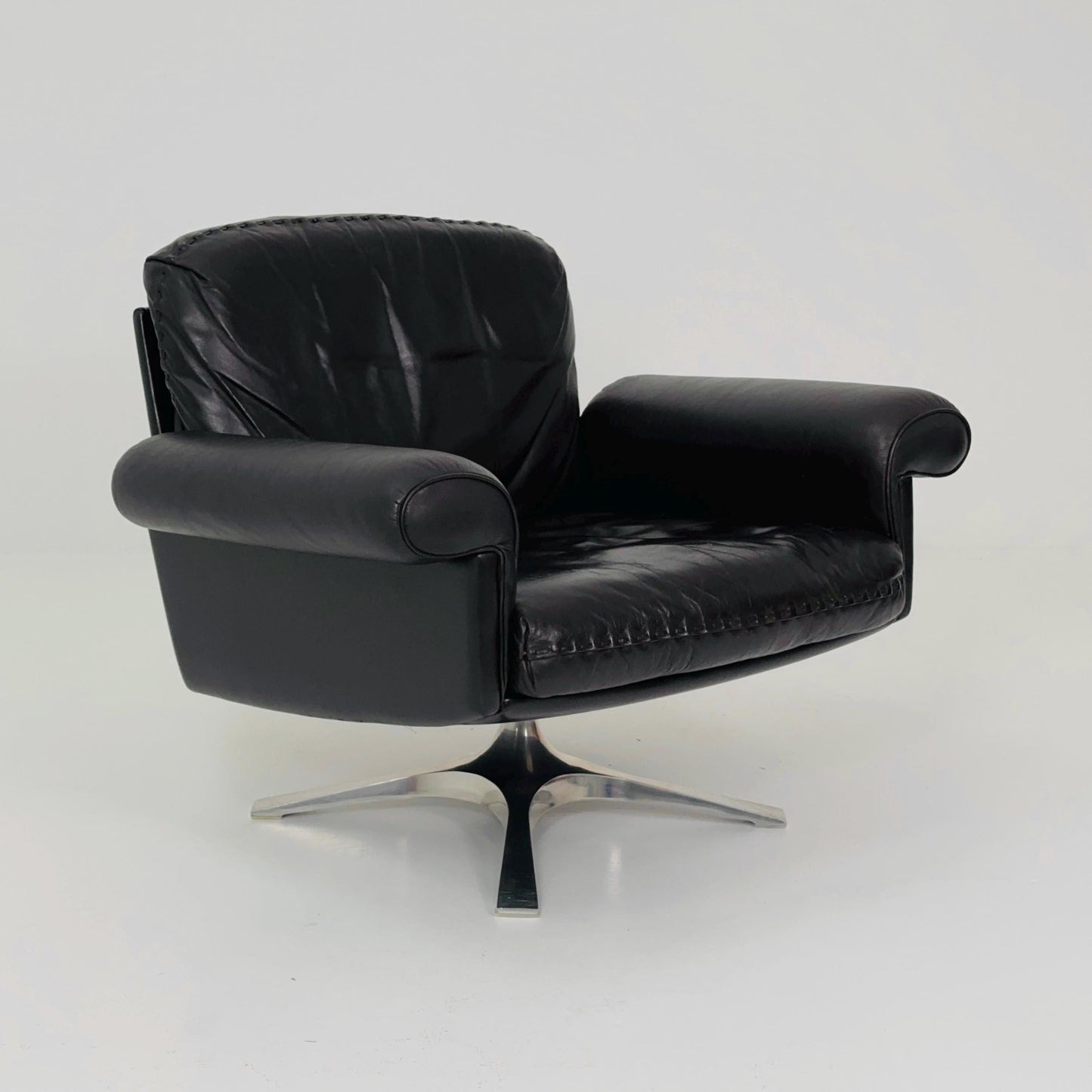 Mid Century De Sede "DS-31" armchair in chocolate brown, Switzerland 1970s