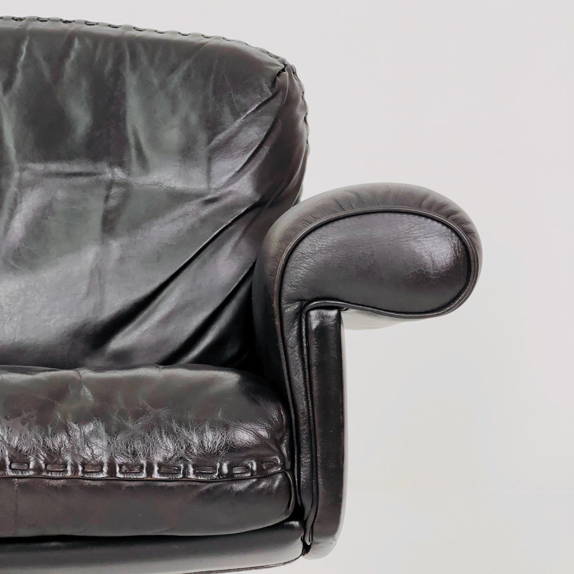 Mid Century De Sede "DS-31" armchair in chocolate brown, Switzerland 1970s