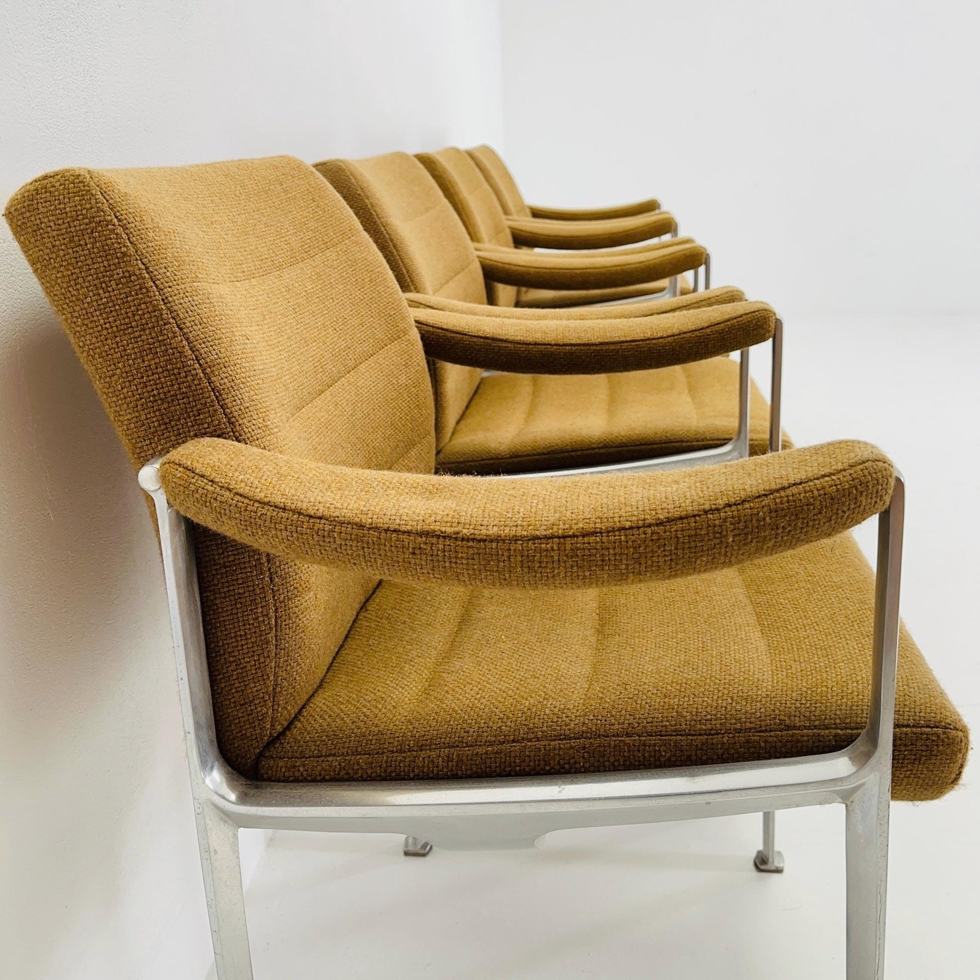 Set of 4 Mid-Century Bauhaus Armchairs by Miller Borgsen for Röder & Sons – 1960s Germany