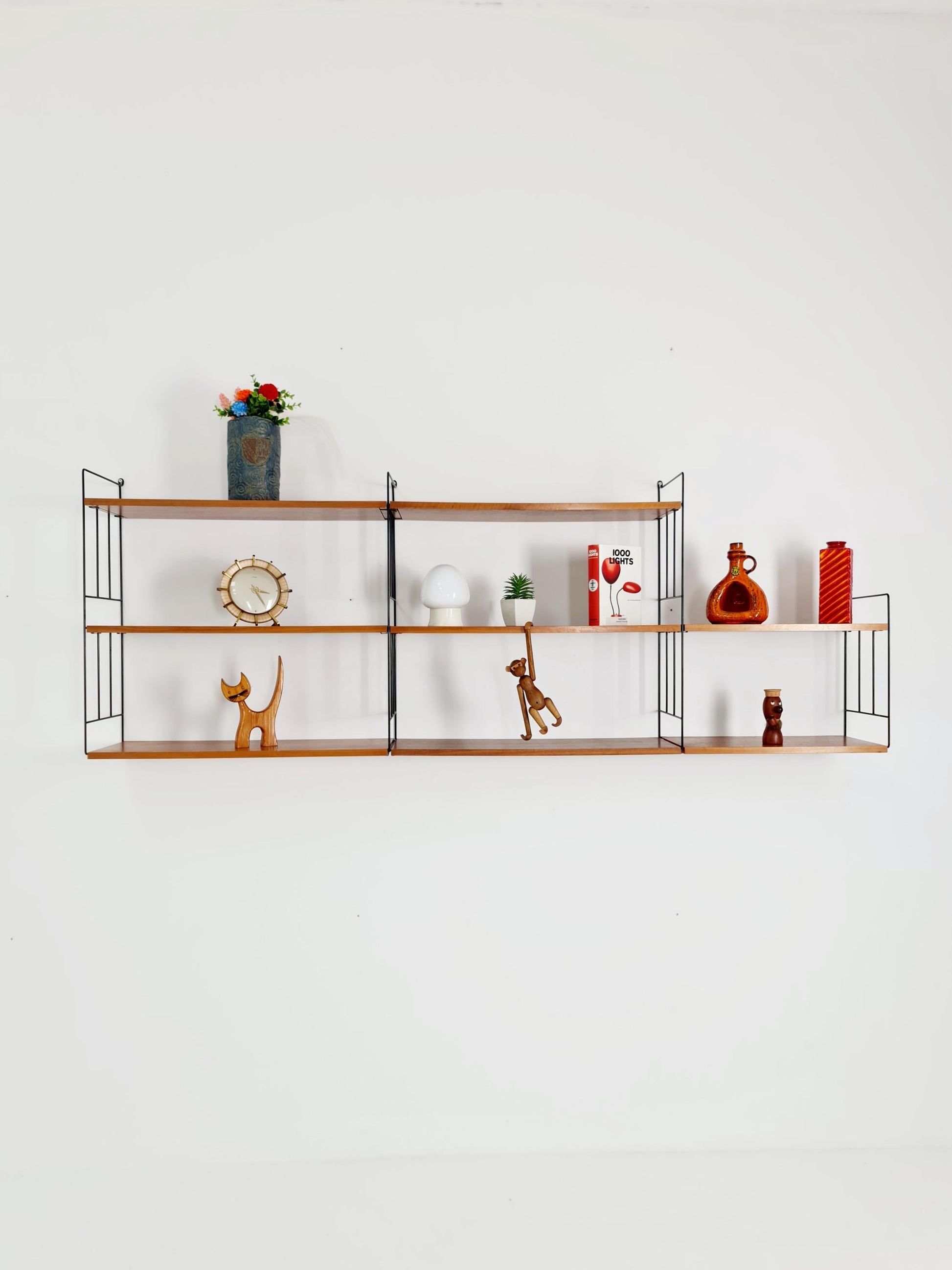 String shelf-system by WHB German Teak , 1950s