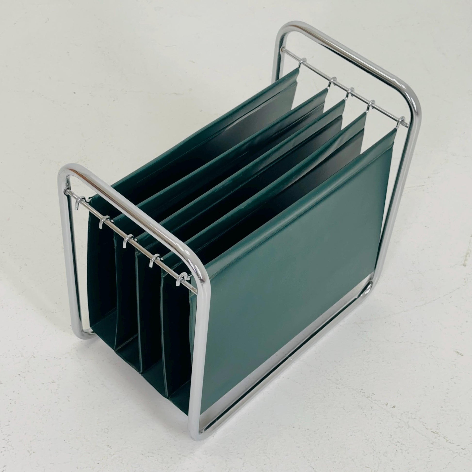 Mid-Century bauhaus Minimalist stand Magazine Rack, 1960s