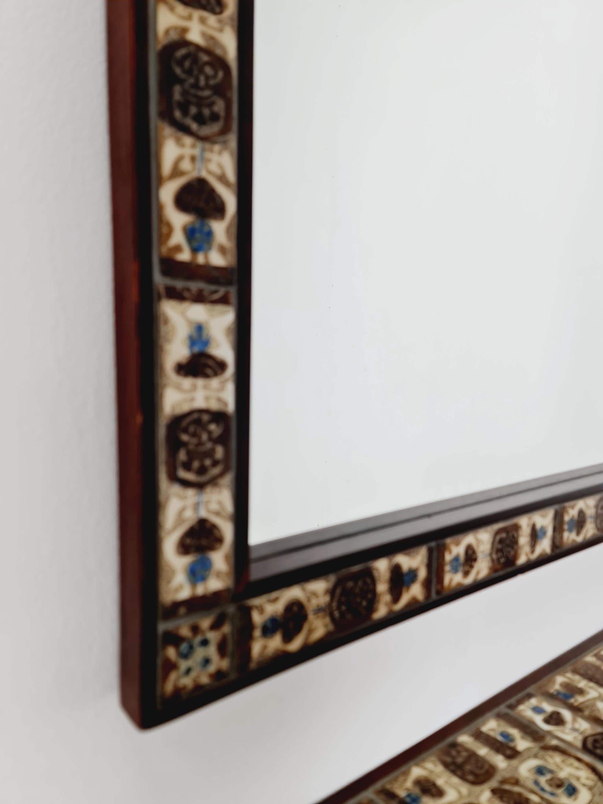 high quality sideboard and Big Mirror by designer Severin Hansen for Haslev and Royal copenhagen 1960s