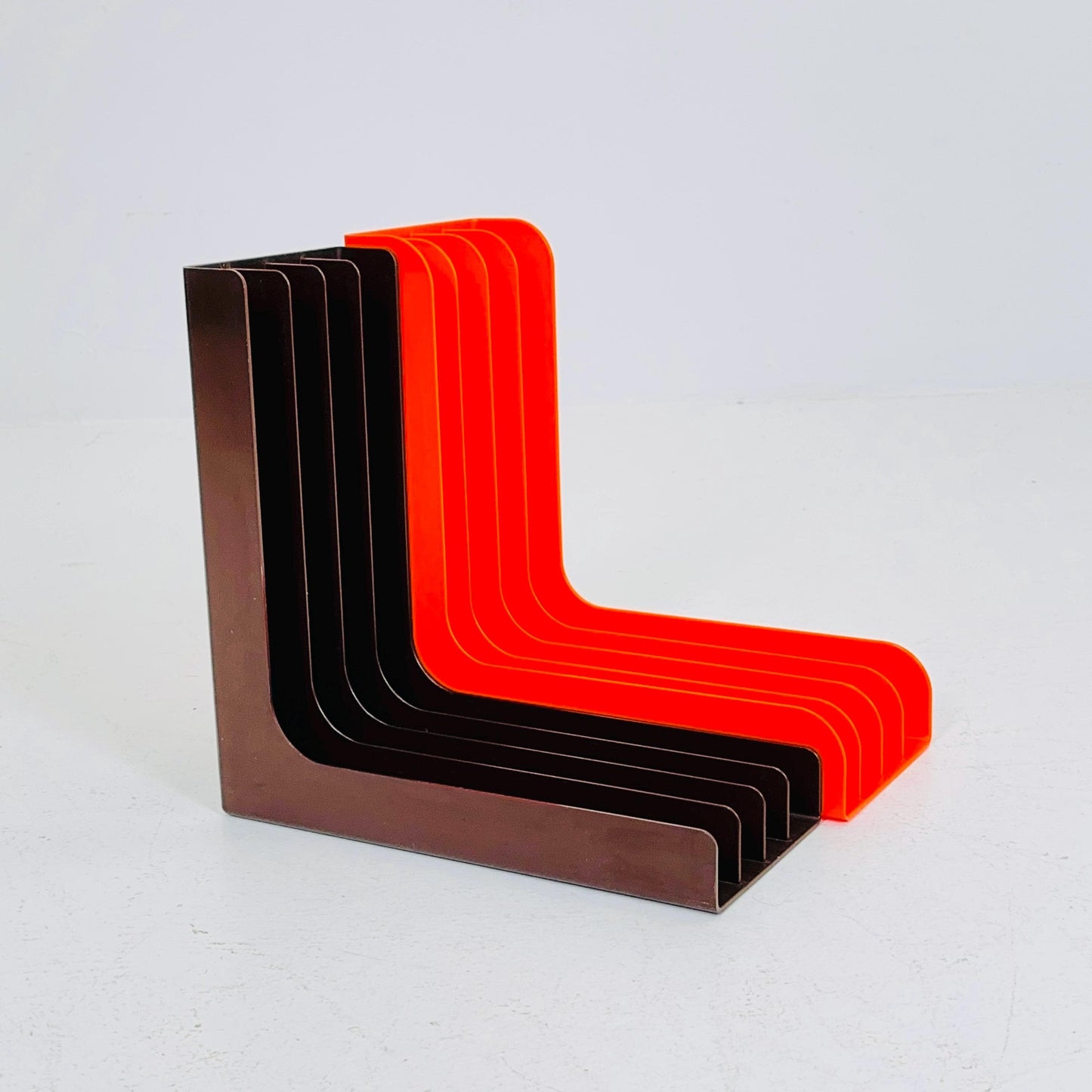 Set of 2 Spaceage Vintage LP rack by Gustavsberg Sven-Eric Juhlin 1970s