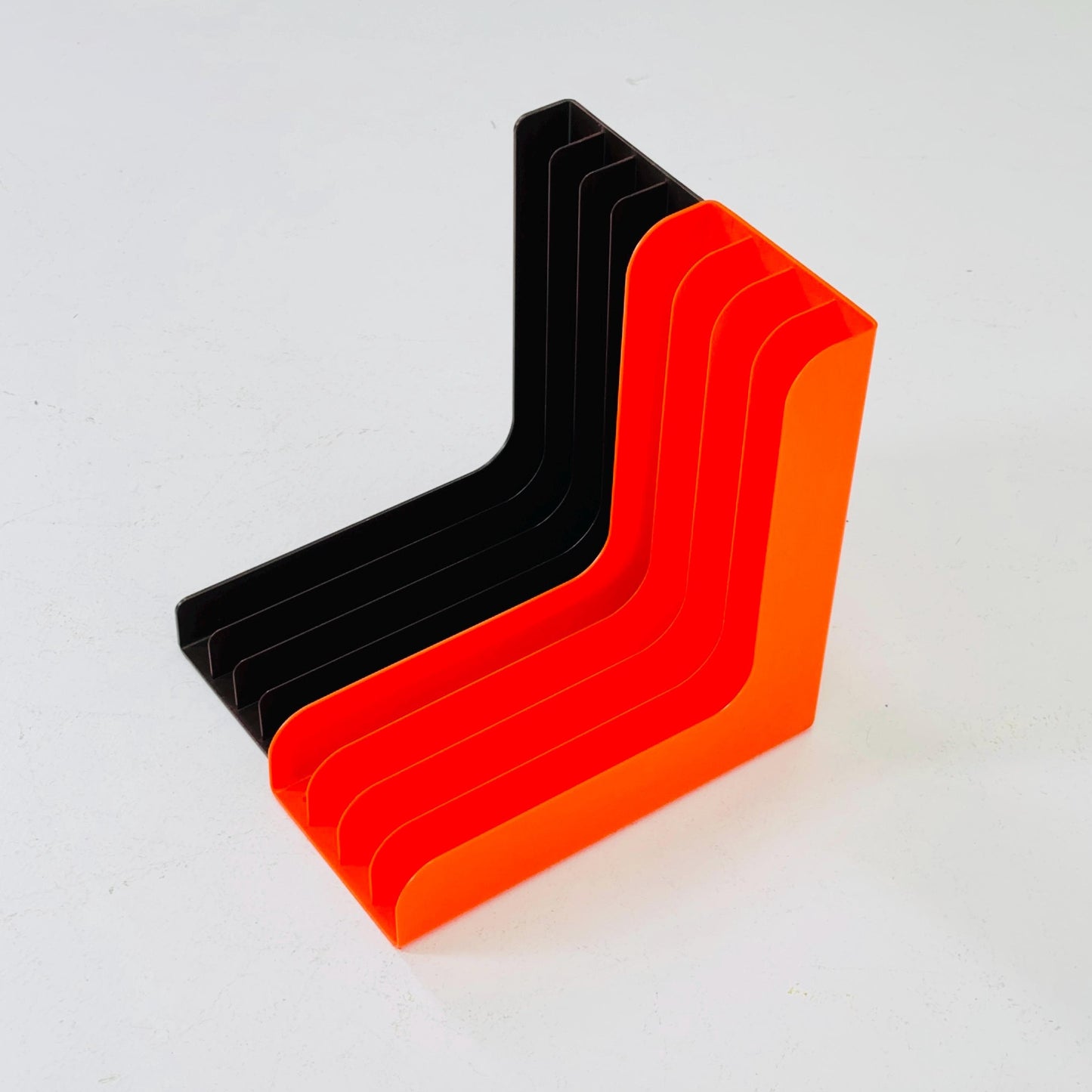 Set of 2 Spaceage Vintage LP rack by Gustavsberg Sven-Eric Juhlin 1970s