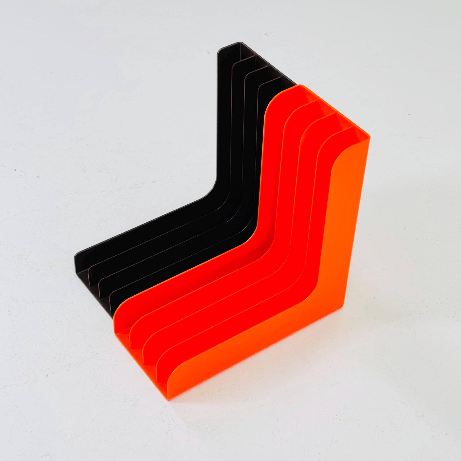 Set of 2 Spaceage Vintage LP rack by Gustavsberg Sven-Eric Juhlin 1970s