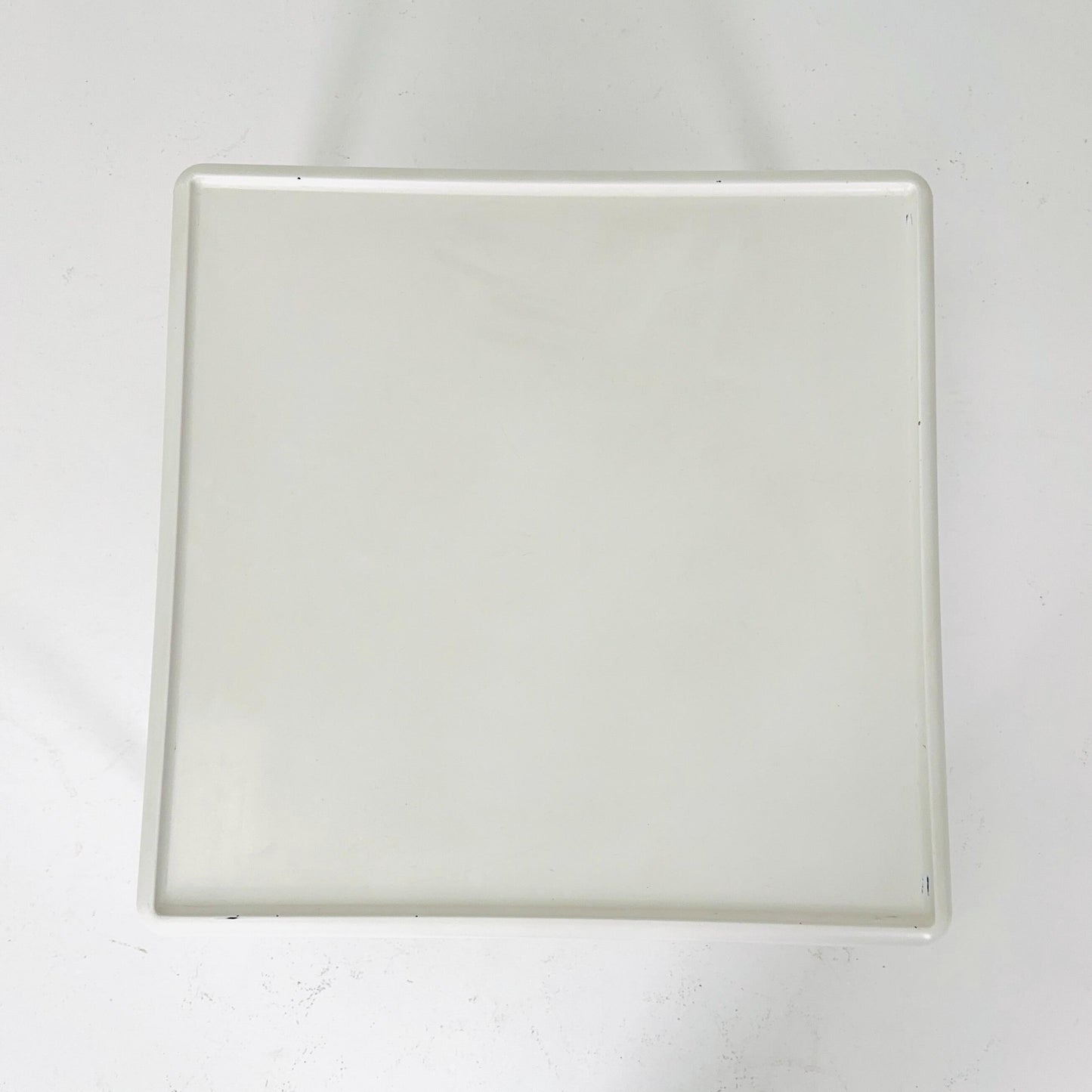 Mid Century Square MOD acrylic coffee table by Poschinger Pur-Möbel Horn Germany 1970s