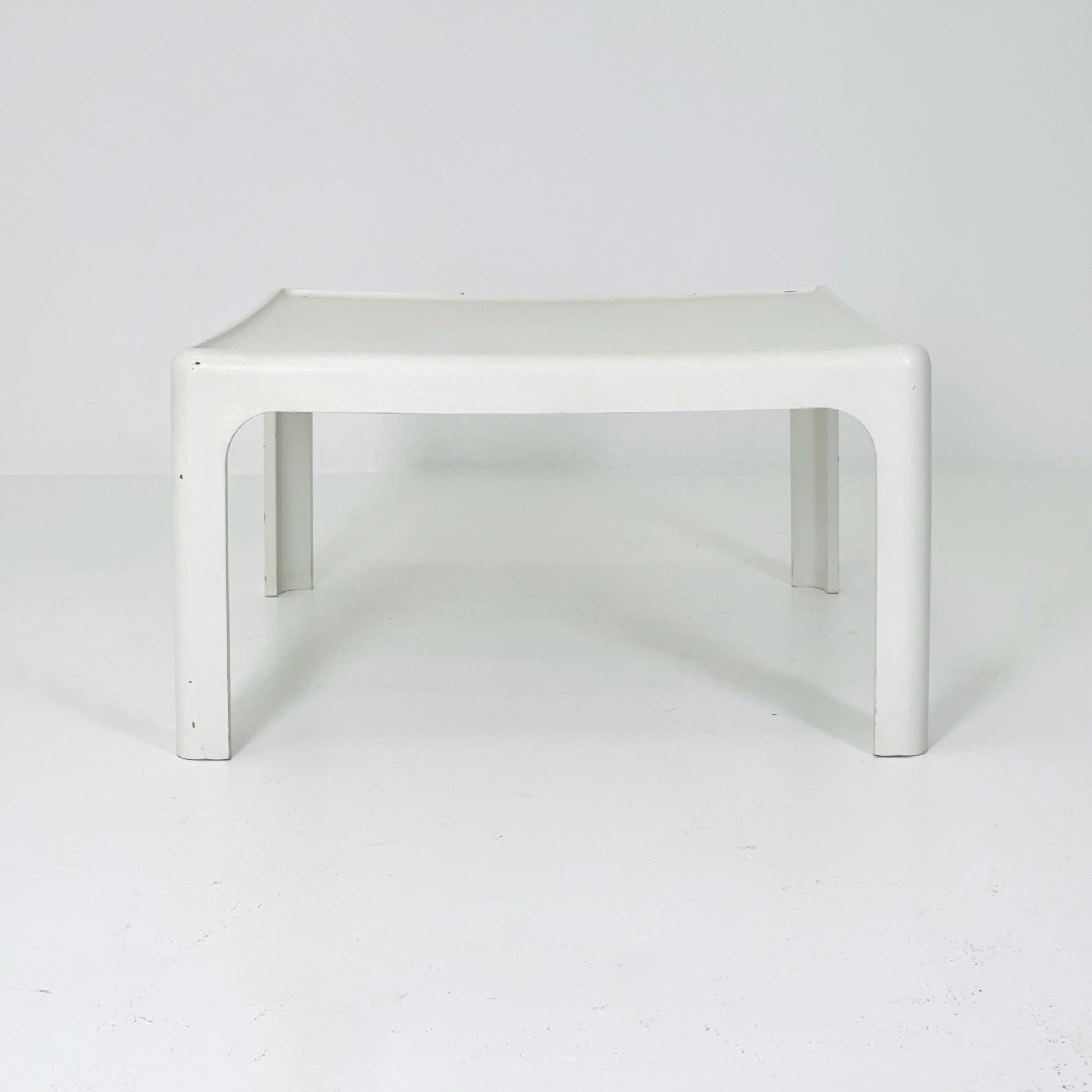 Mid Century Square MOD acrylic coffee table by Poschinger Pur-Möbel Horn Germany 1970s