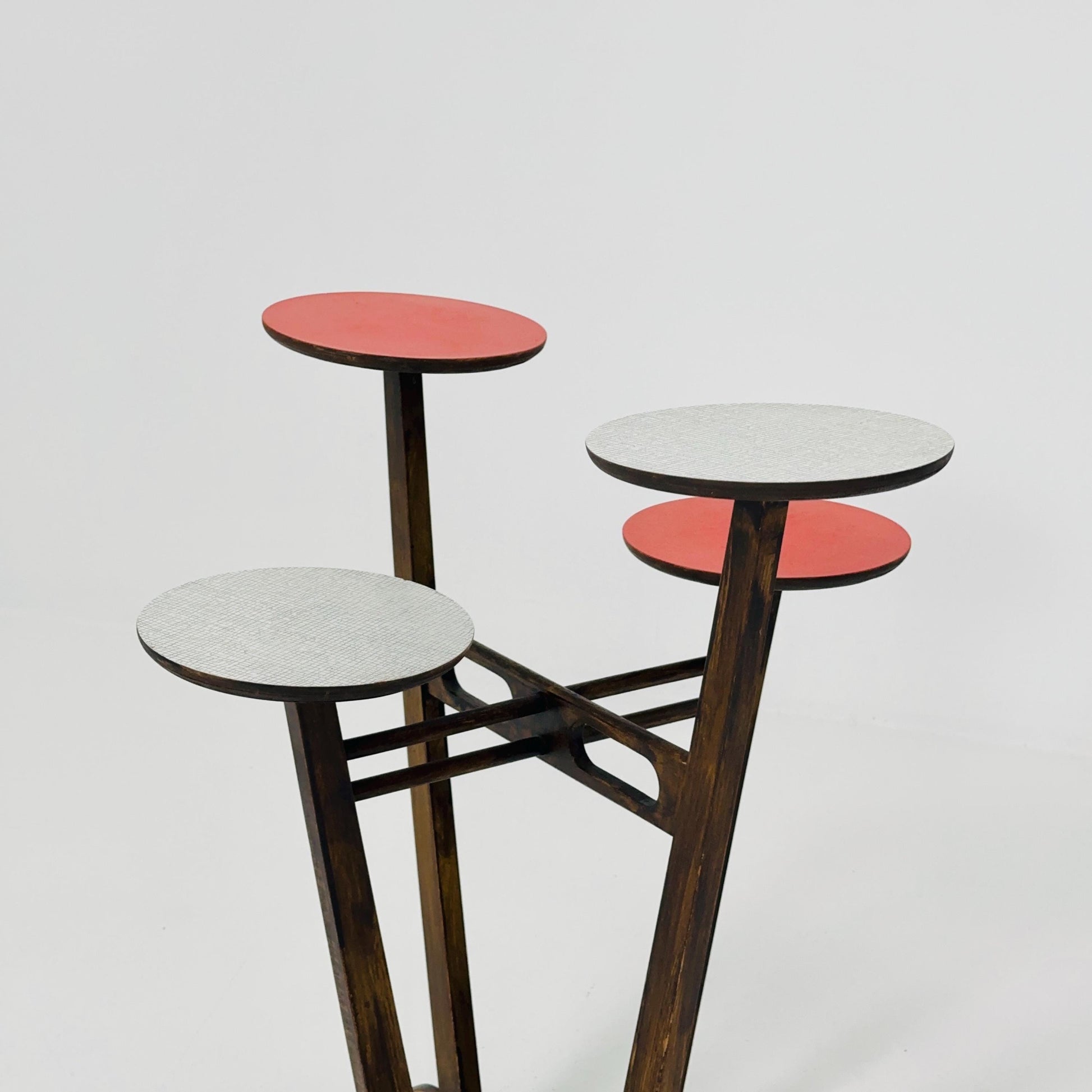 German Mid-Century Plant Stand/flower table in Atomic Design ,Multilevel 1960s