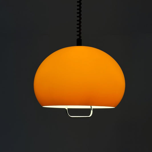 Mid-century Meblo pendant lamp designed by Harvey Guzzini Dijkstra, 1970s
