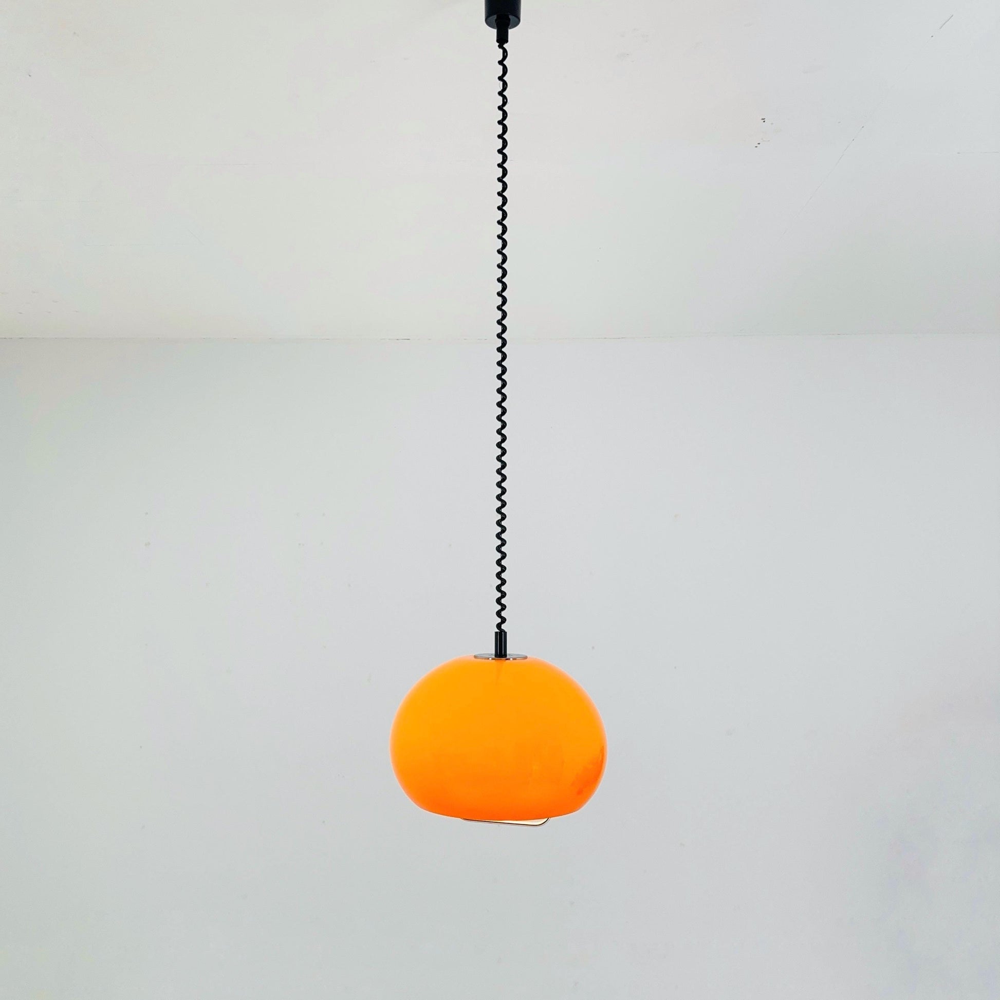 Mid-century Meblo pendant lamp designed by Harvey Guzzini Dijkstra, 1970s