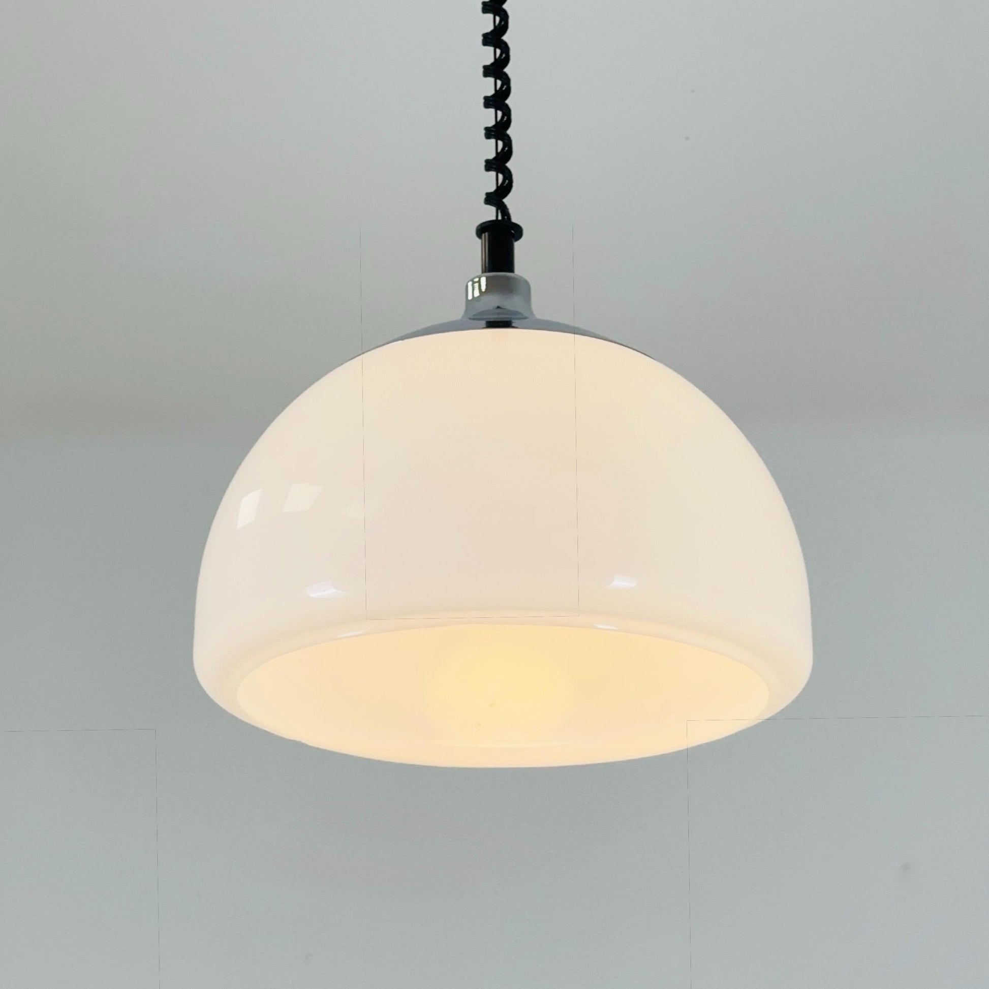 Mid-century Meblo pendant lamp designed by Harvey Guzzini Dijkstra, 1970s