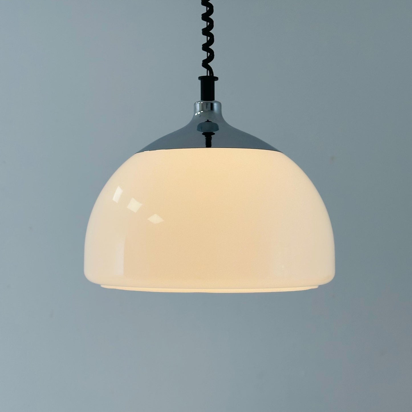 Mid-century Meblo pendant lamp designed by Harvey Guzzini Dijkstra, 1970s