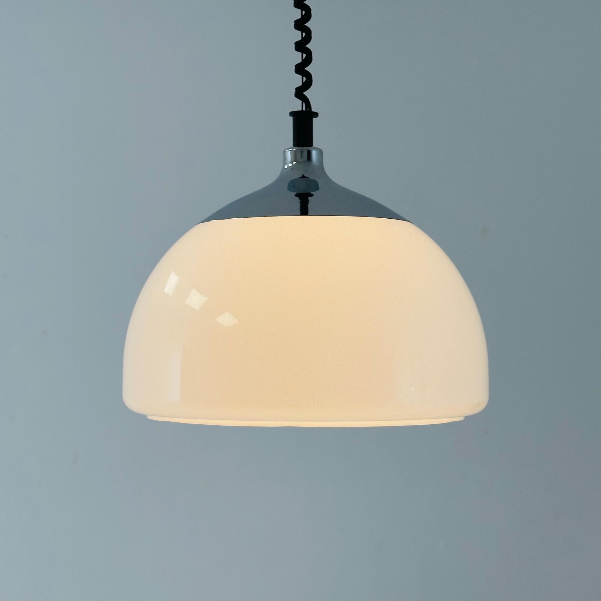 Mid-century Meblo pendant lamp designed by Harvey Guzzini Dijkstra, 1970s