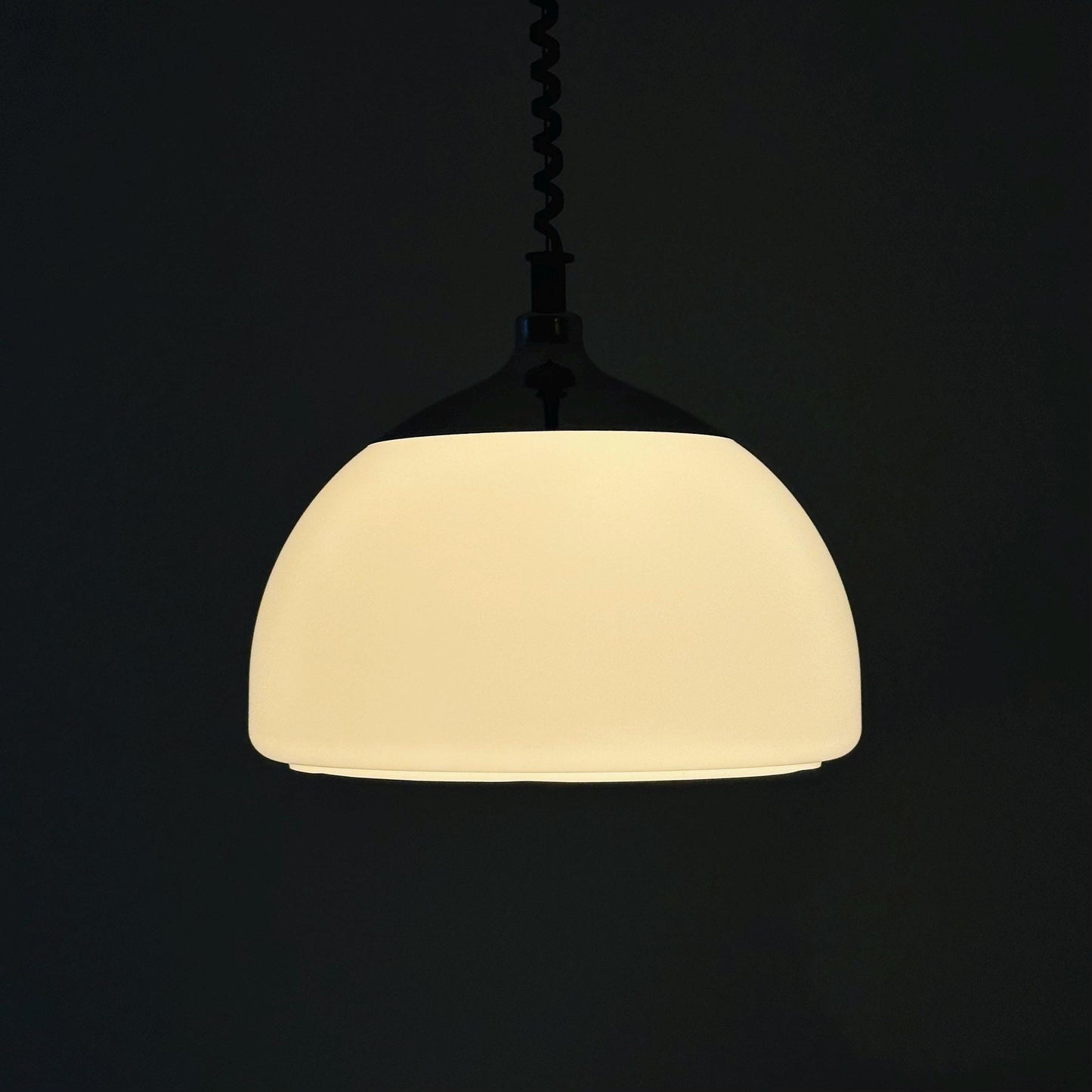 Mid-century Meblo pendant lamp designed by Harvey Guzzini Dijkstra, 1970s