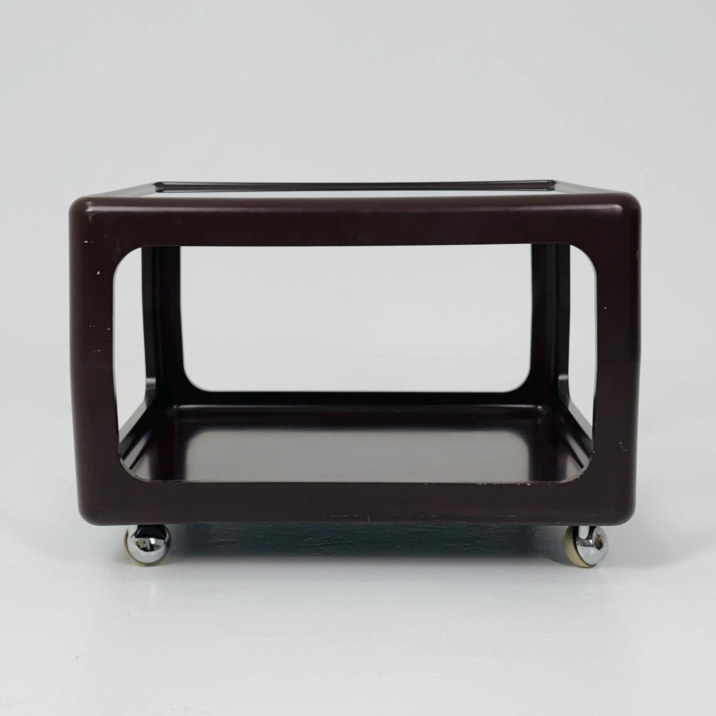 Mid century Space Age brown Coffee Table by Peter Ghyczy for Horn Germany , 1970s