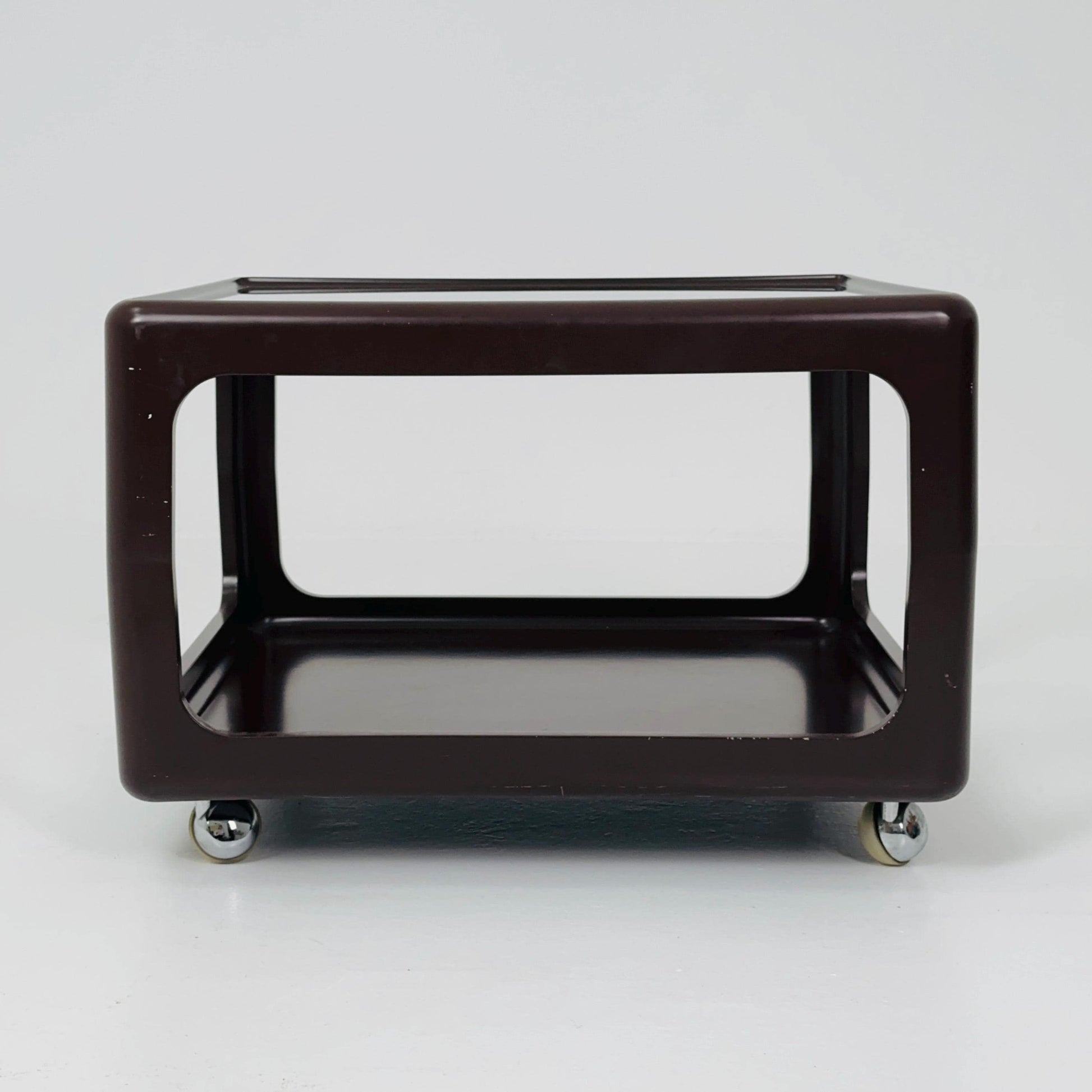 Mid century Space Age brown Coffee Table by Peter Ghyczy for Horn Germany , 1970s